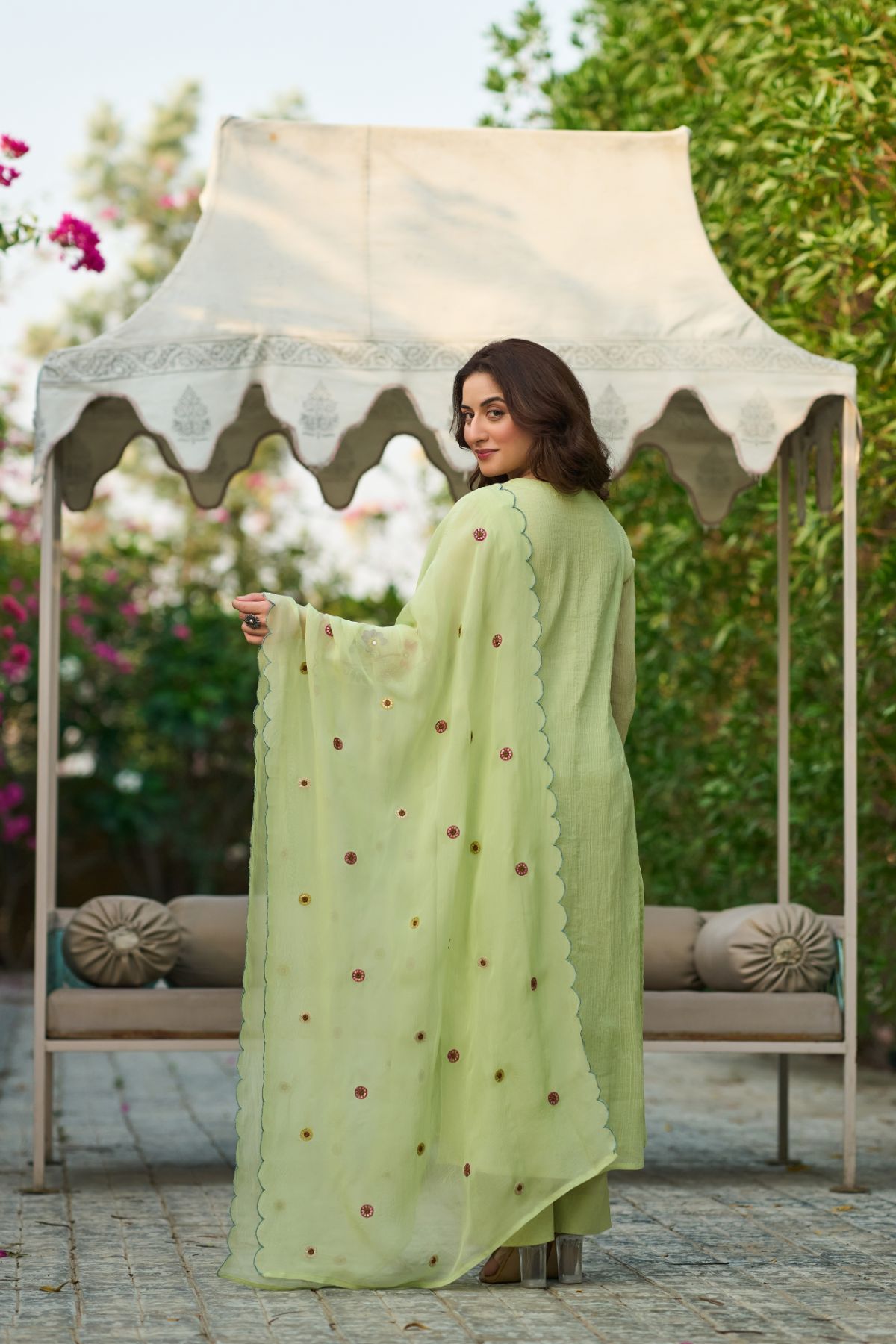 Pistachio Green Kurta  Set