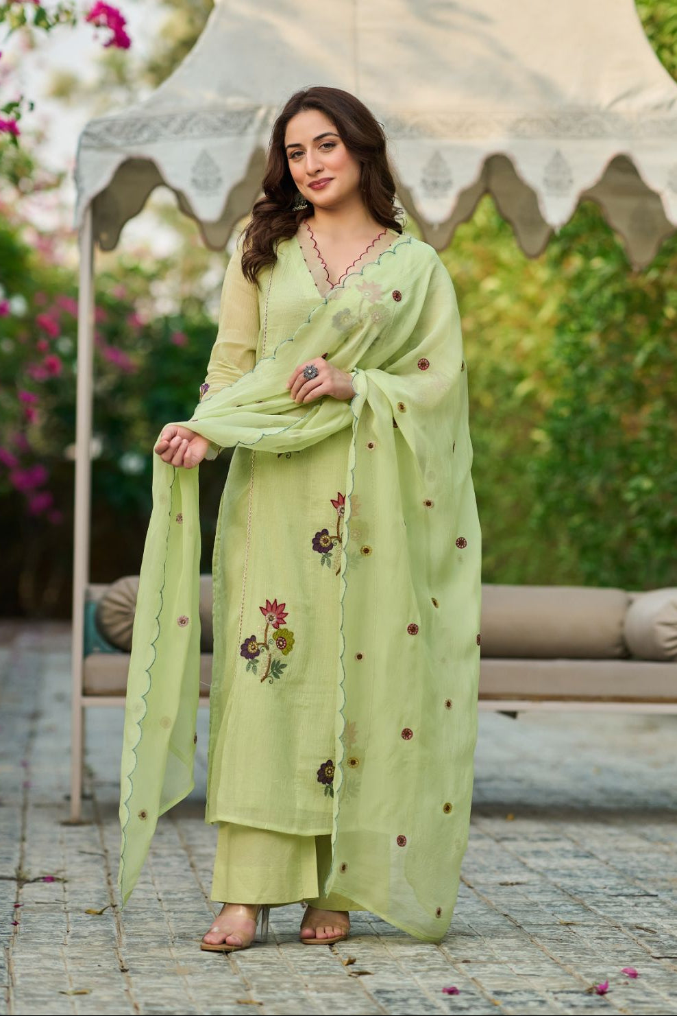Pistachio Green Suit Set