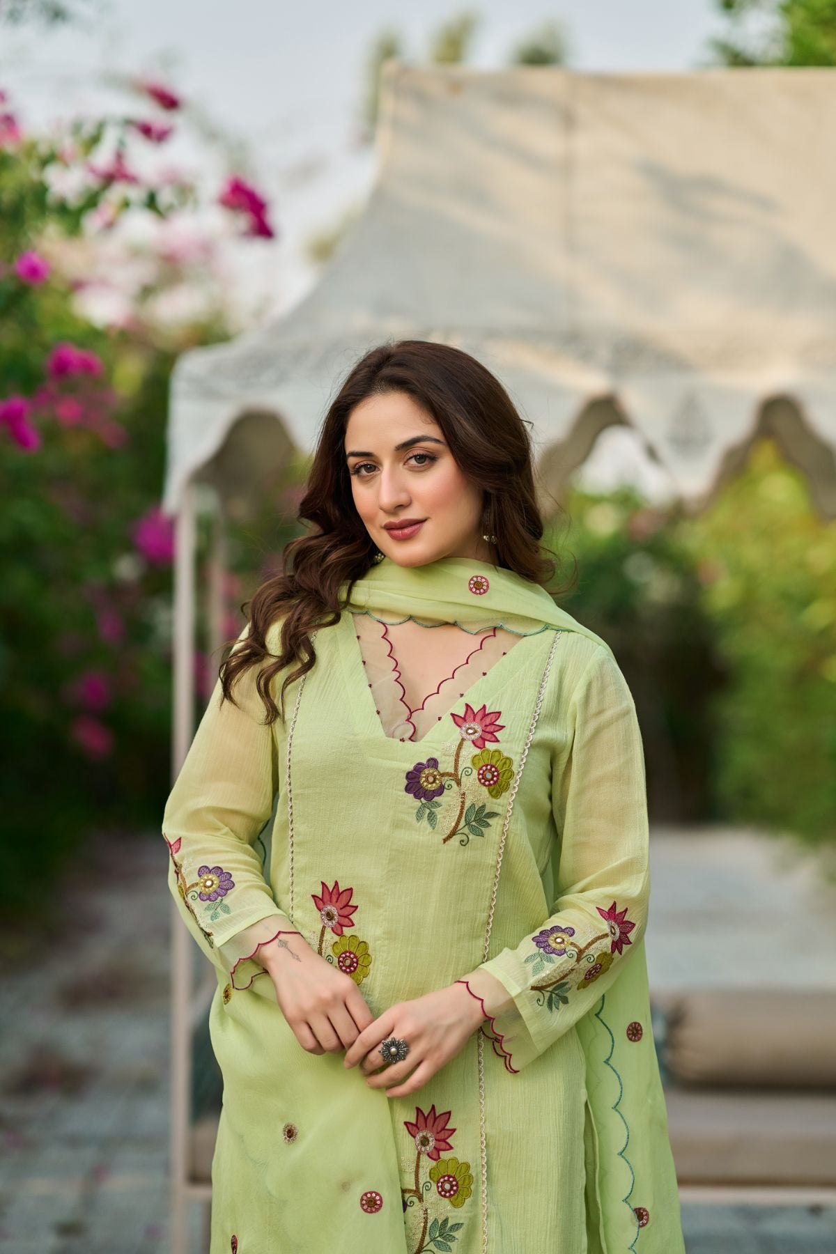 Pistachio Green Kurta  Set