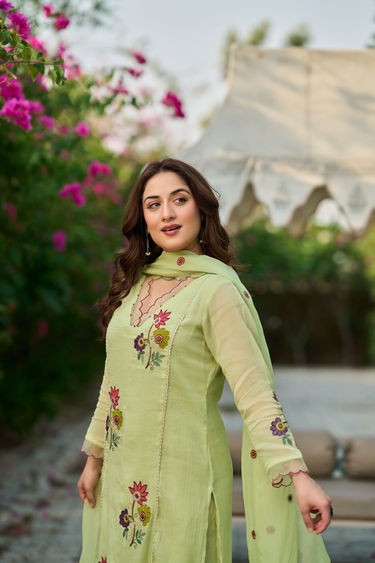 Pistachio Green Kurta  Set