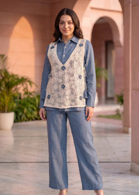 Azure Crochet Co-ord Set