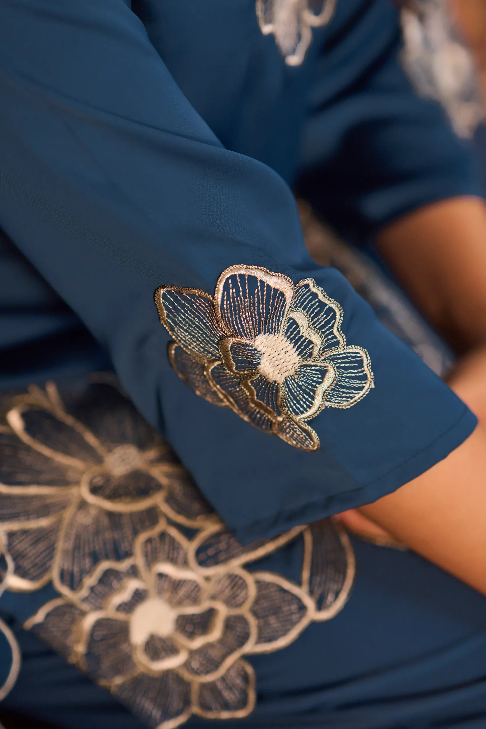 Sapphire Bloom Suit Set