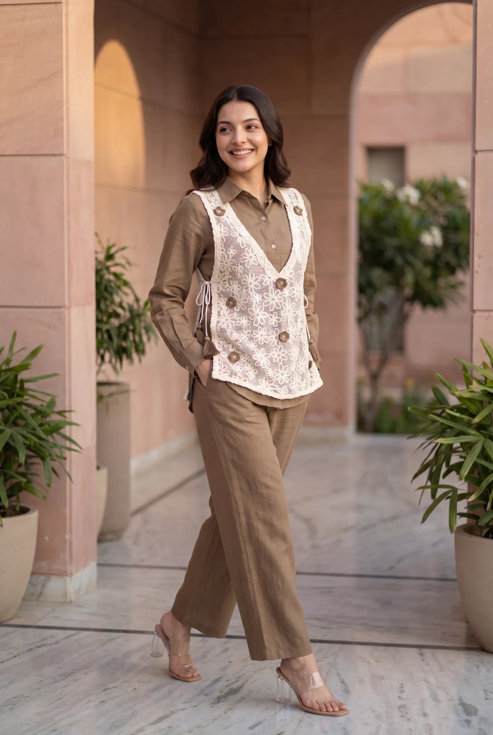Cocoa Crochet Co-ord Set
