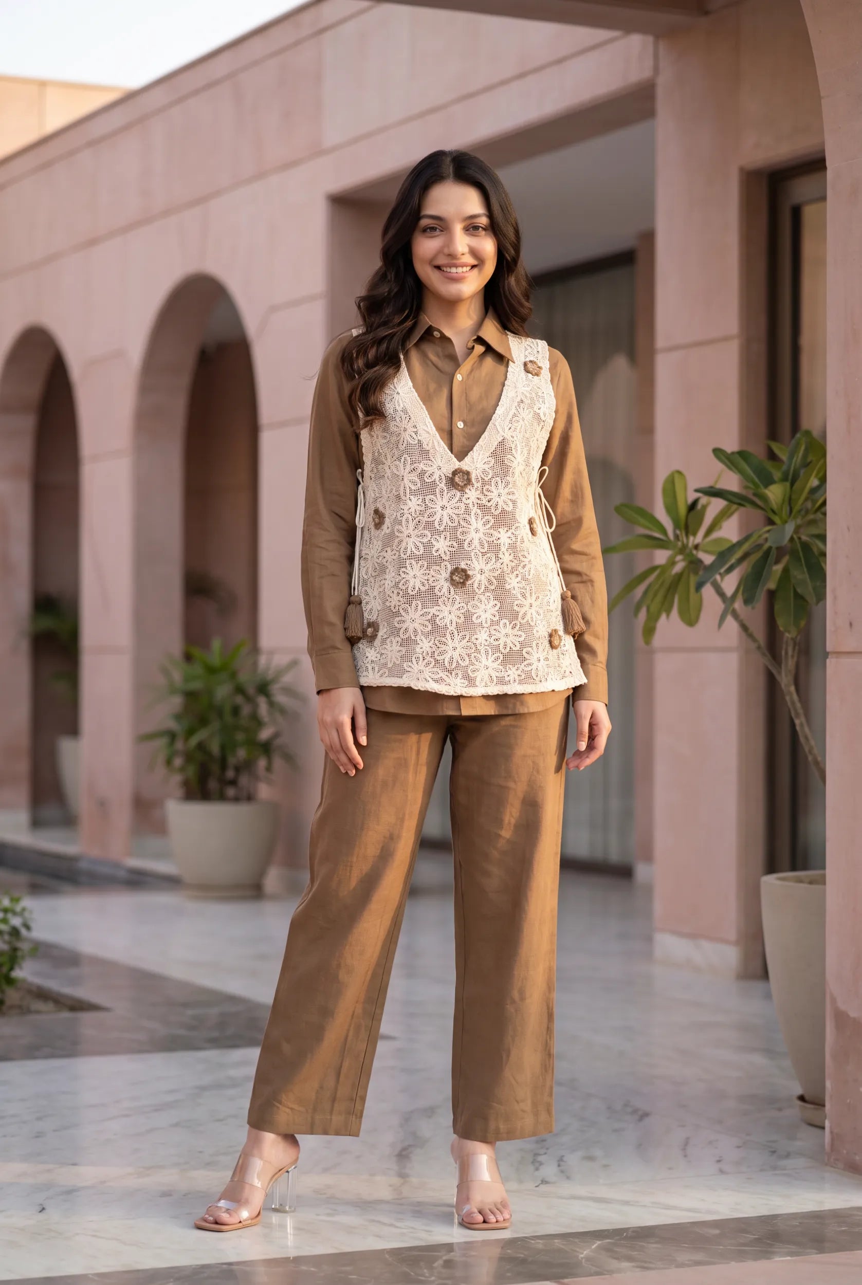 Cocoa Crochet Co-ord Set