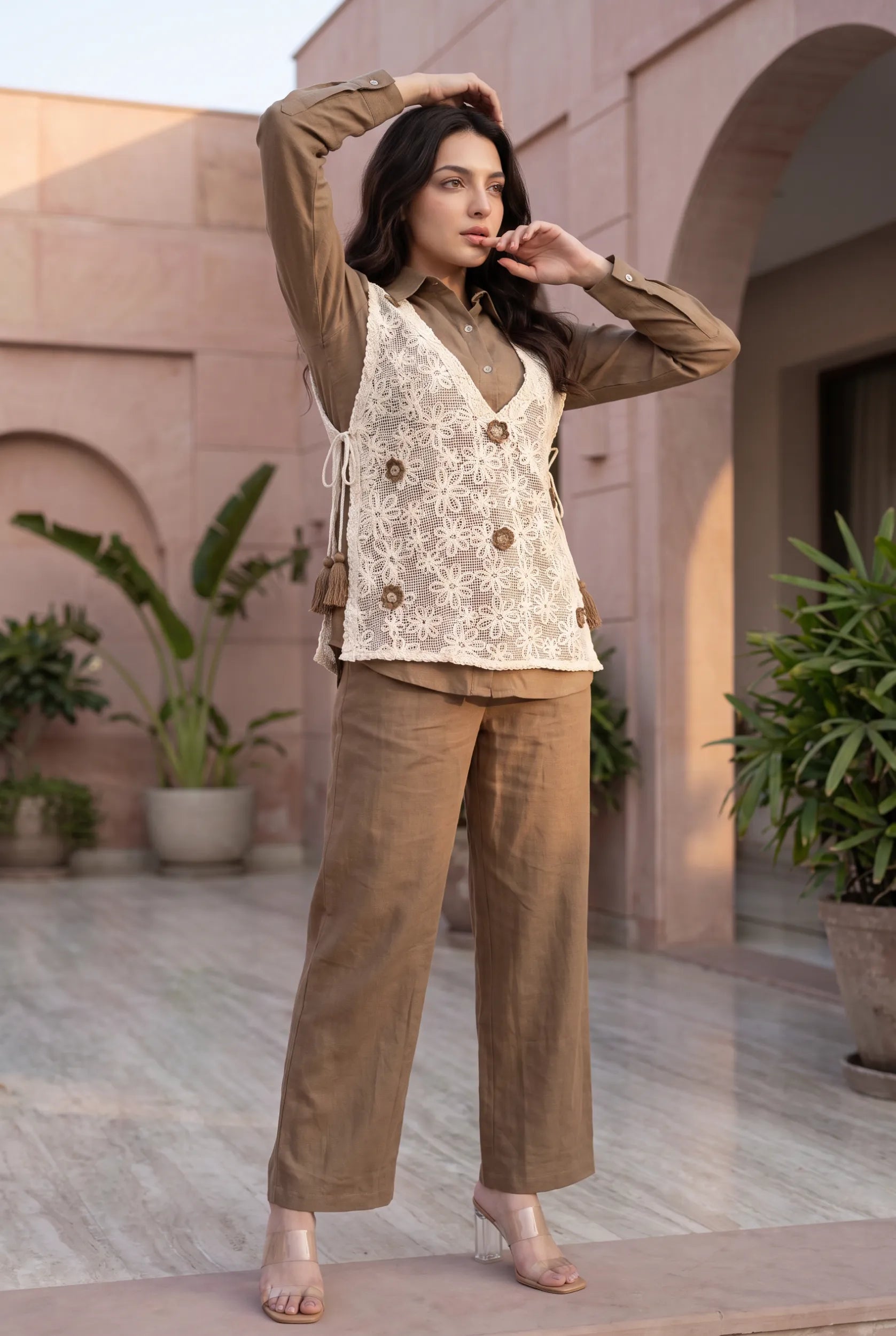 Cocoa Crochet Co-ord Set
