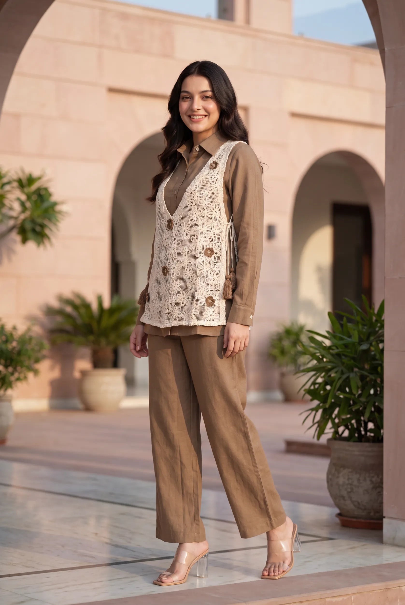 Cocoa Crochet Co-ord Set