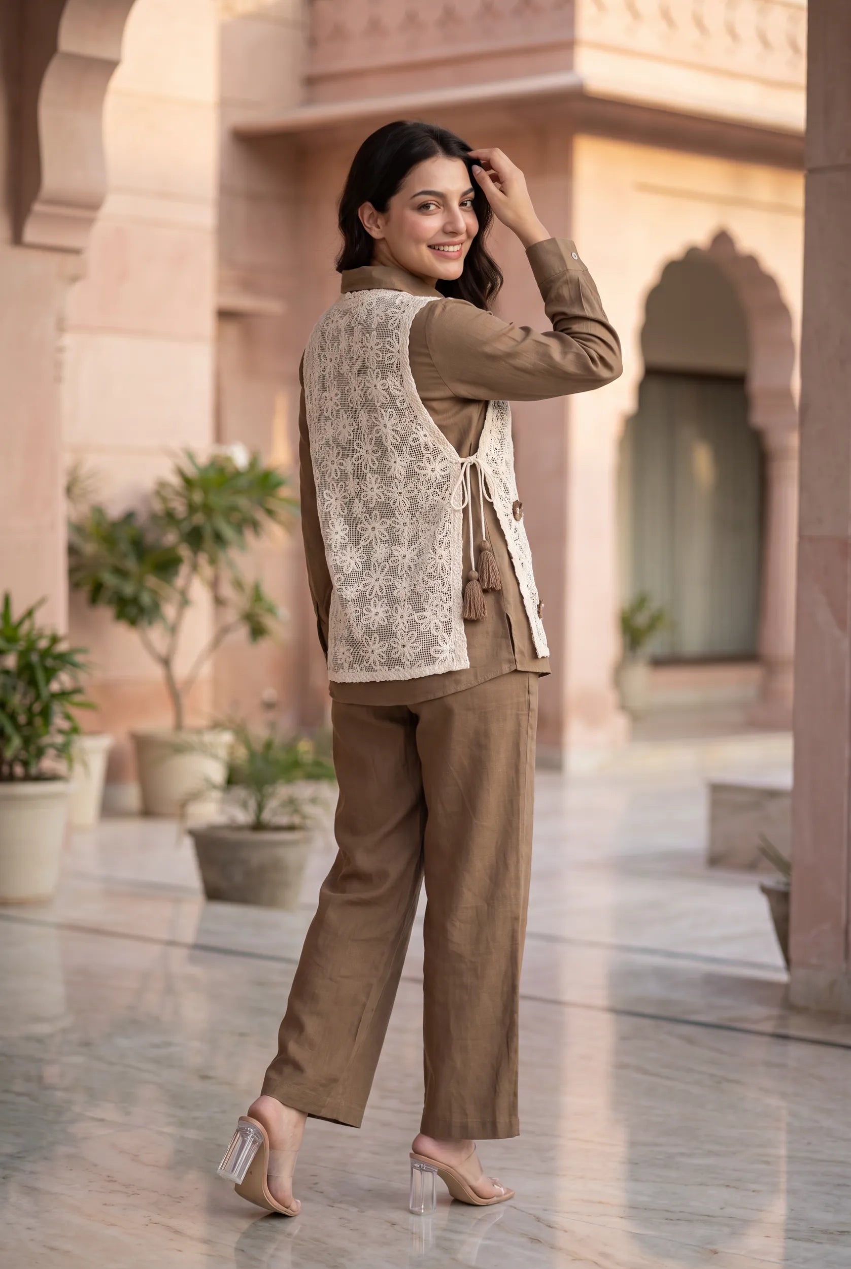 Cocoa Crochet Co-ord Set