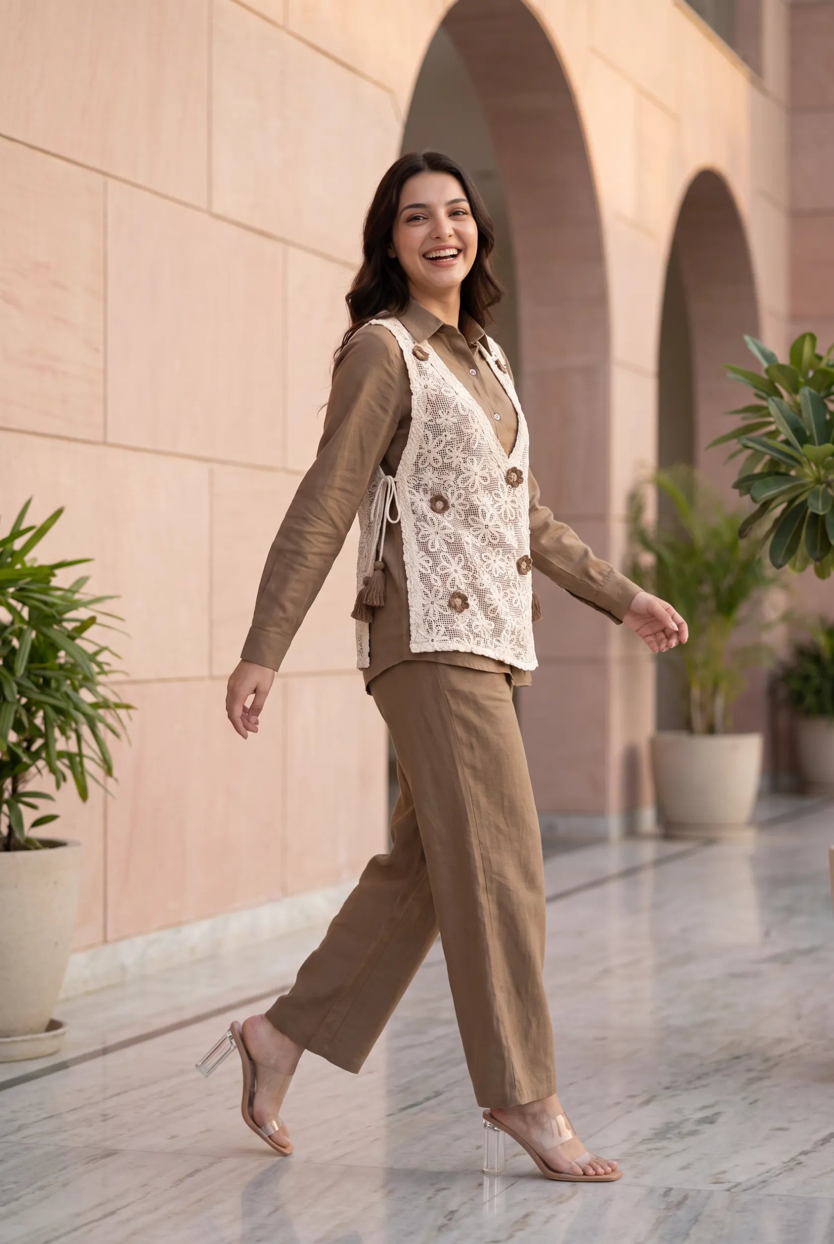 Cocoa Crochet Co-ord Set