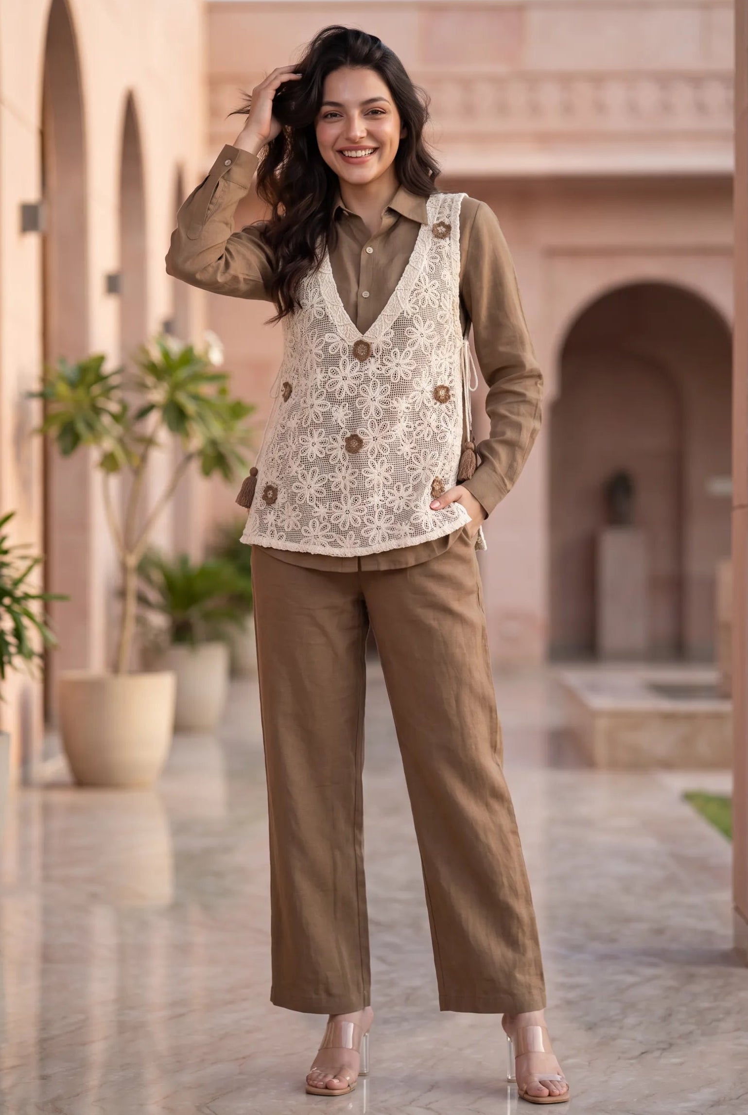 Cocoa Crochet Co-ord Set