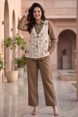 Cocoa Crochet Co-ord Set