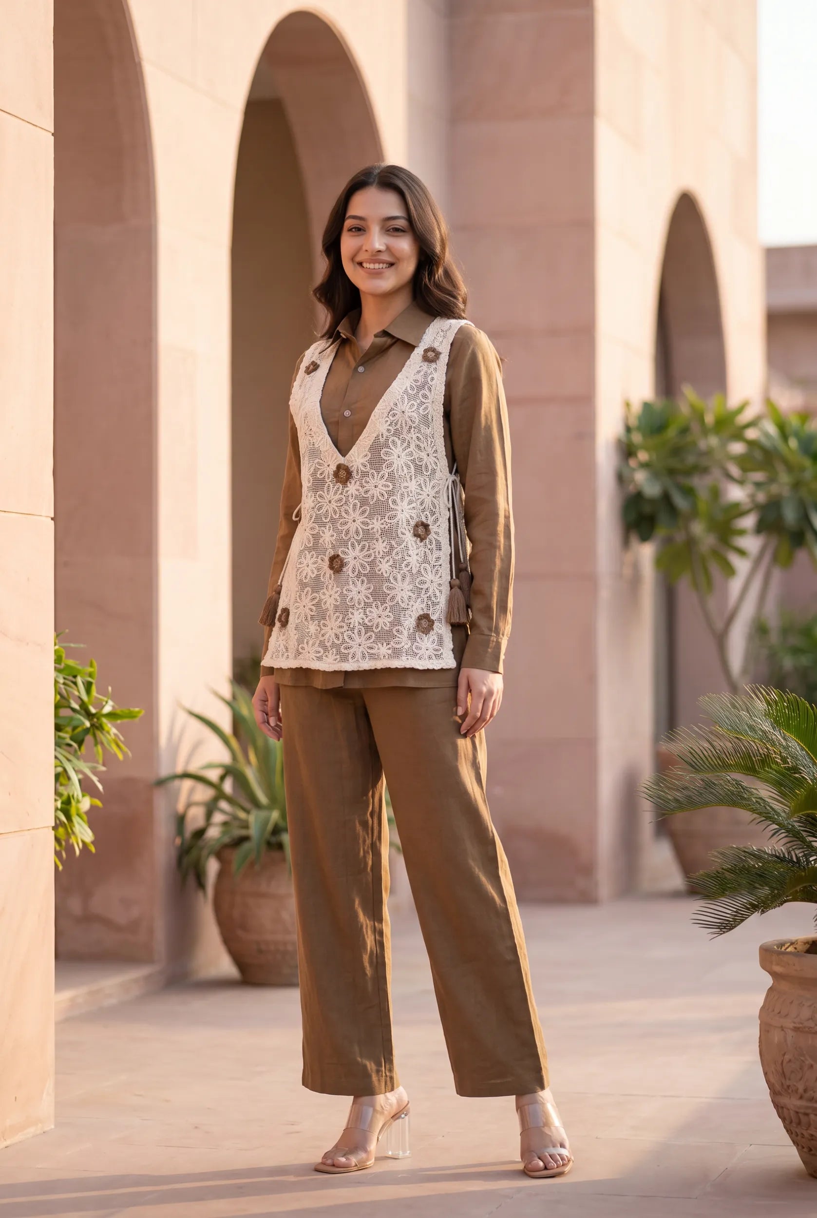Cocoa Crochet Co-ord Set