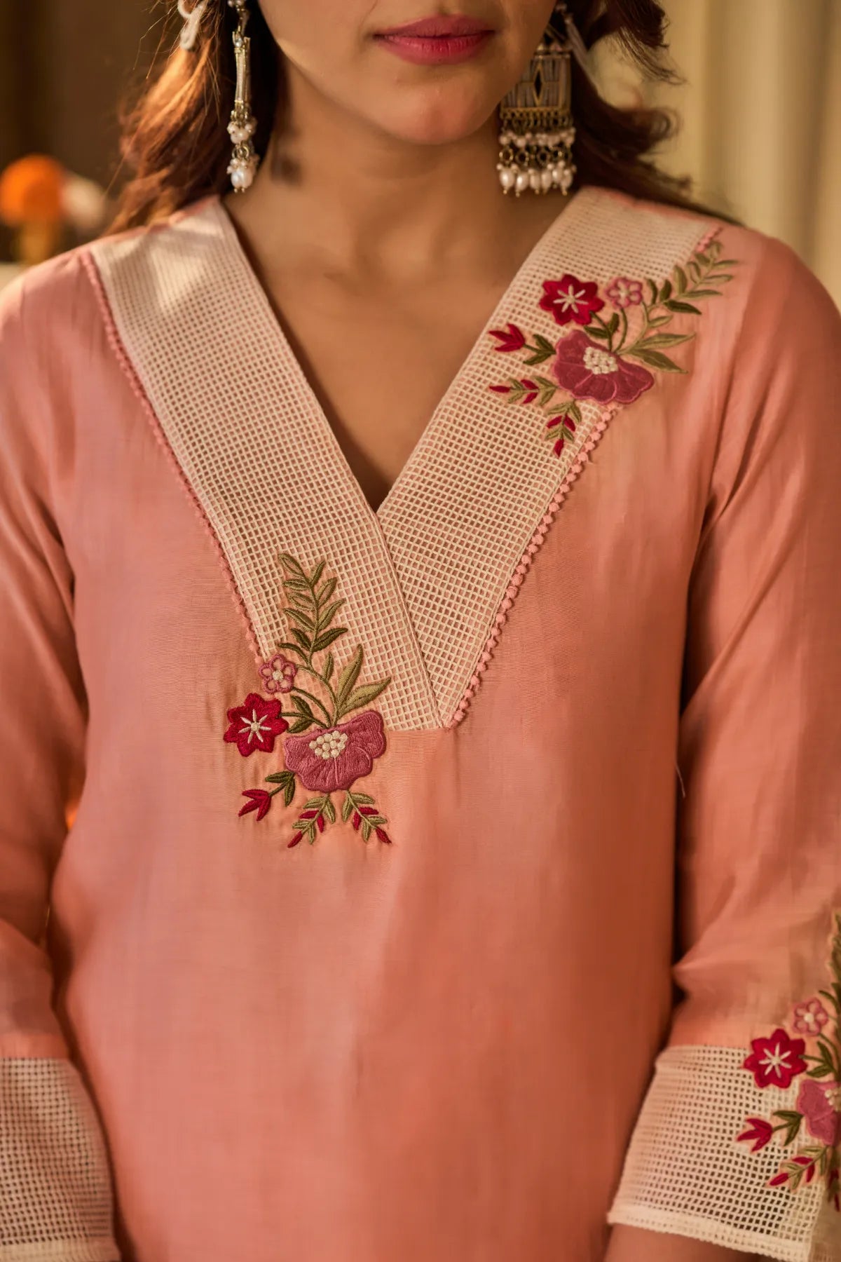 Peach Blush Suit Set
