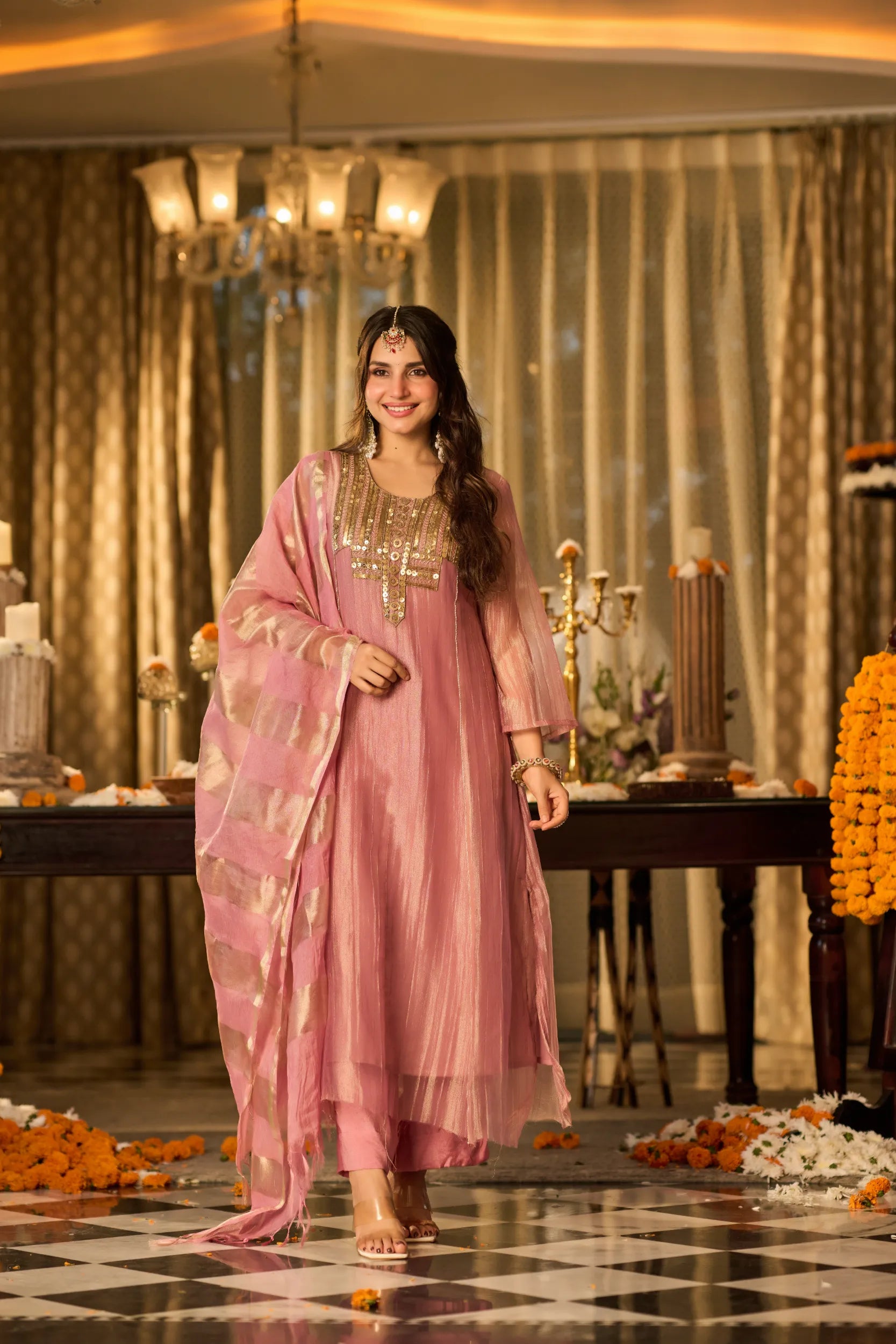 Rosegold Radiance Suit Set