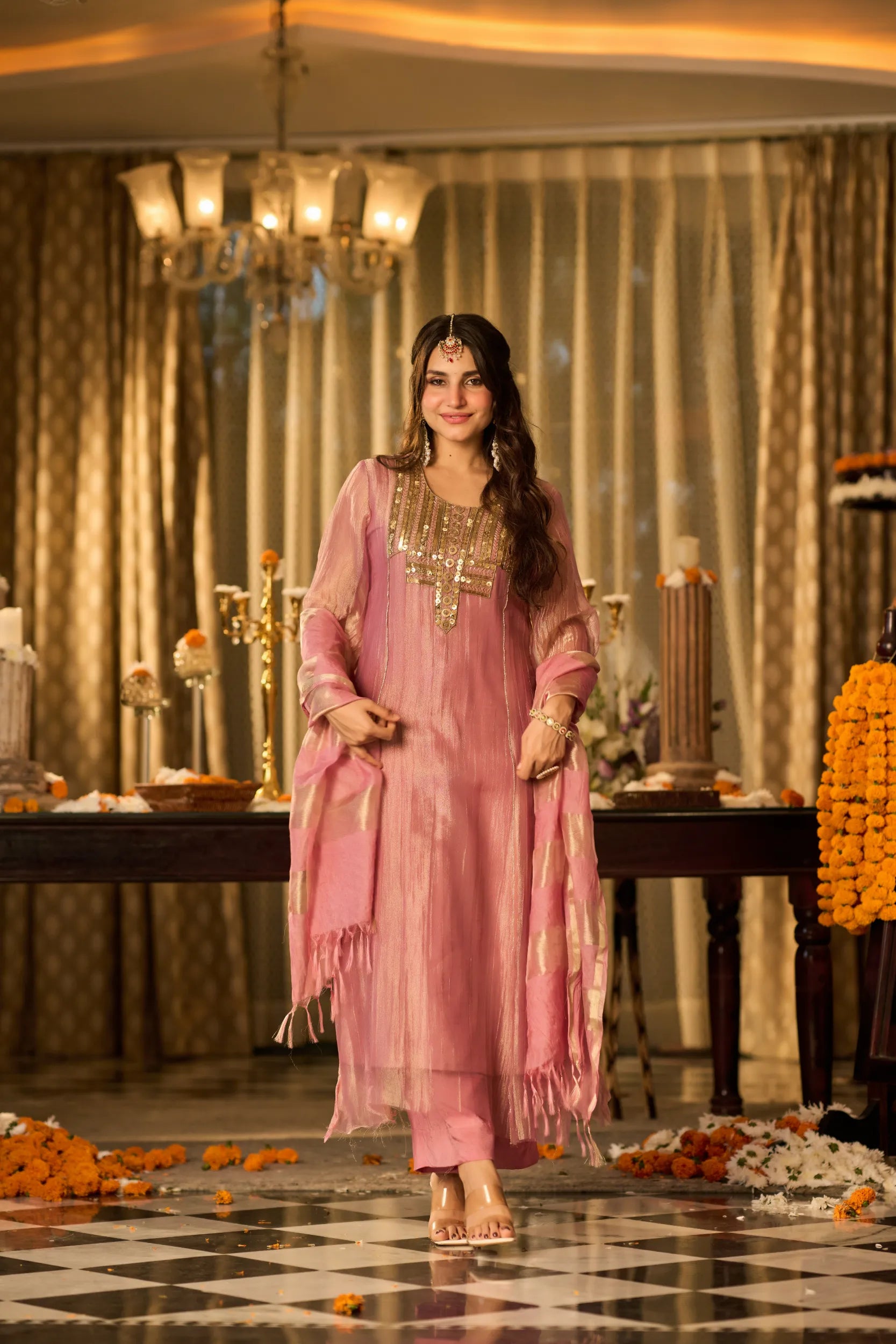 Rosegold Radiance Suit Set