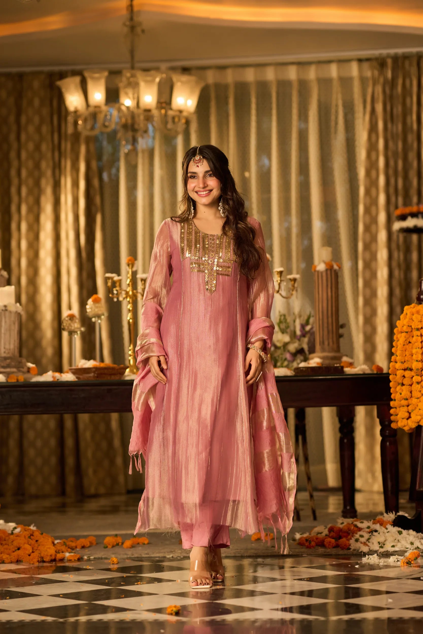 Rosegold Radiance Suit Set