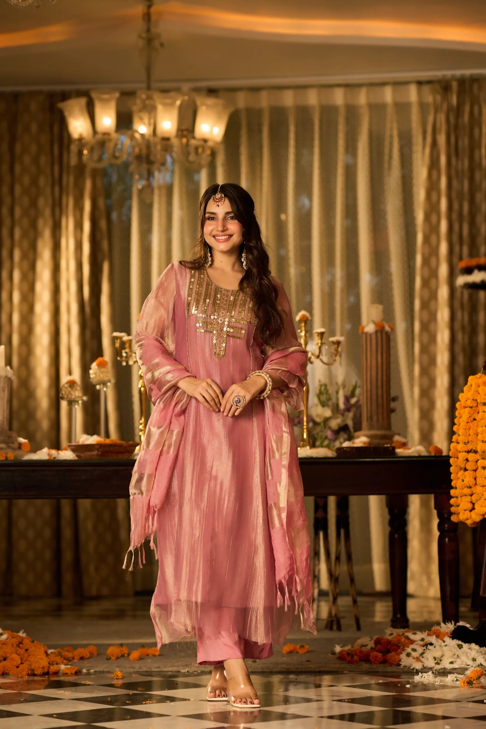 Rosegold Radiance Suit Set