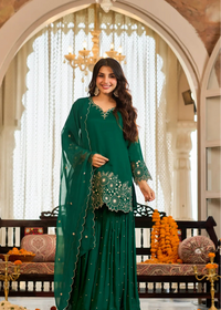 Emerald Zari Suit Set
