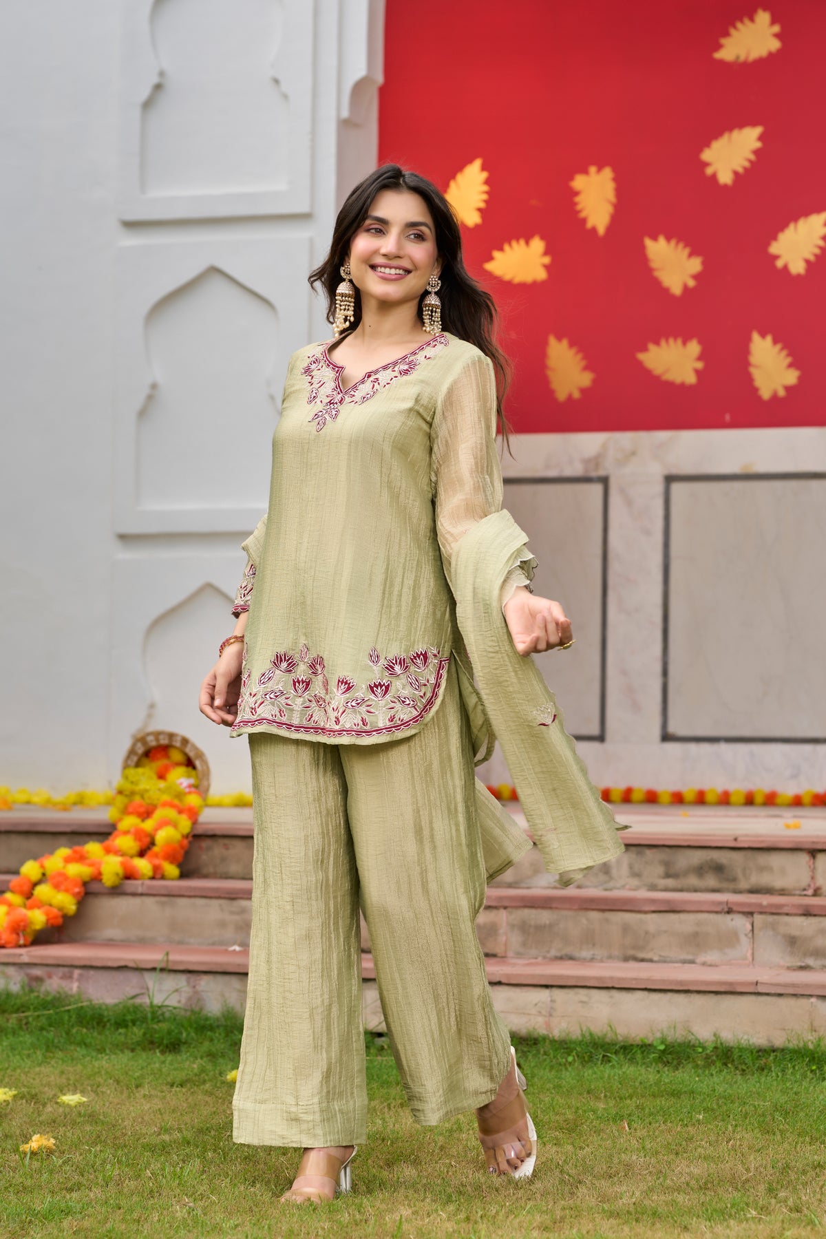 Sage Green Suit Set