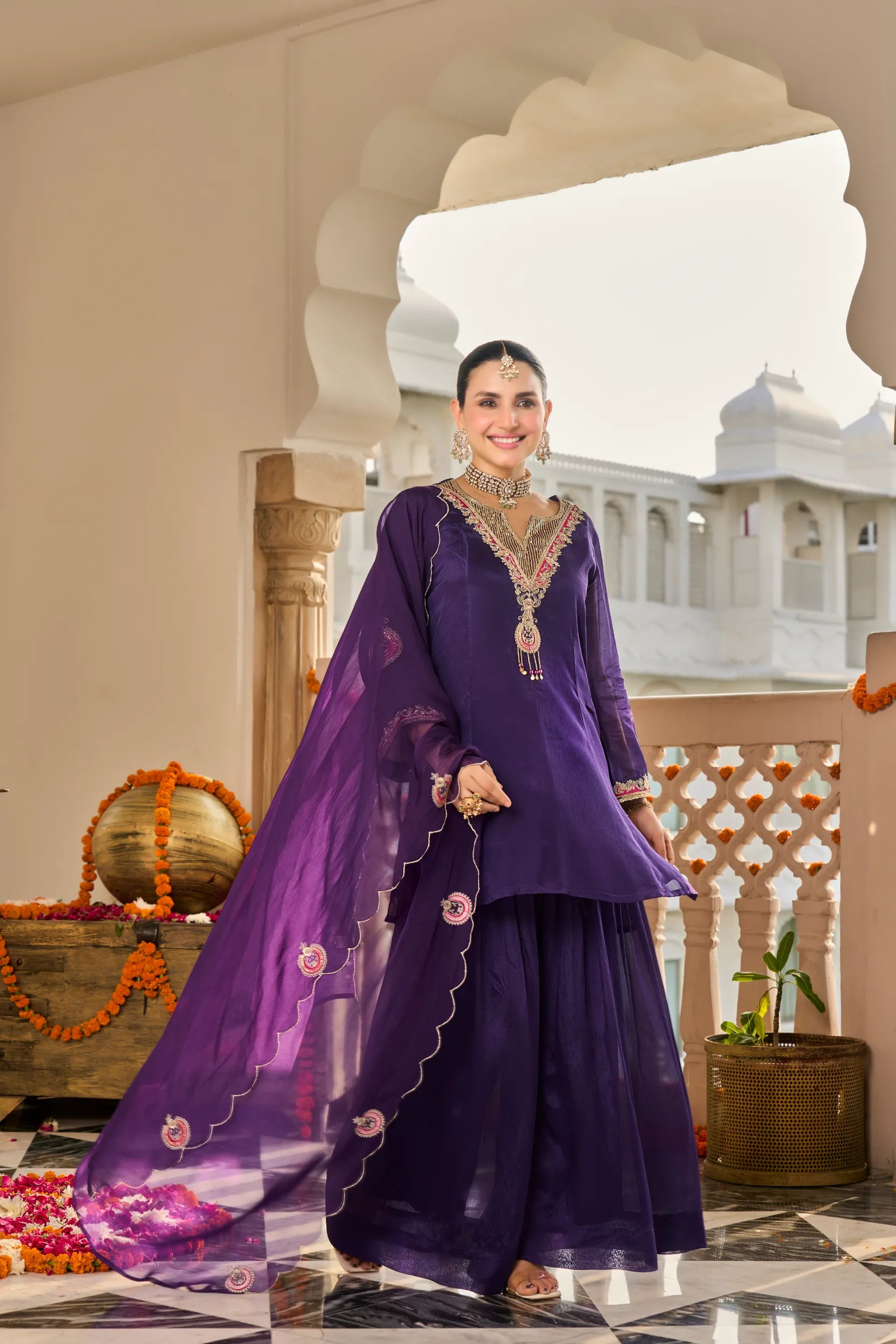 Purple Bloom Festive Set