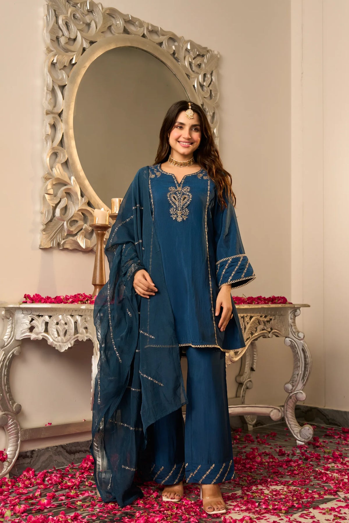 Indigo Noor Suit Set