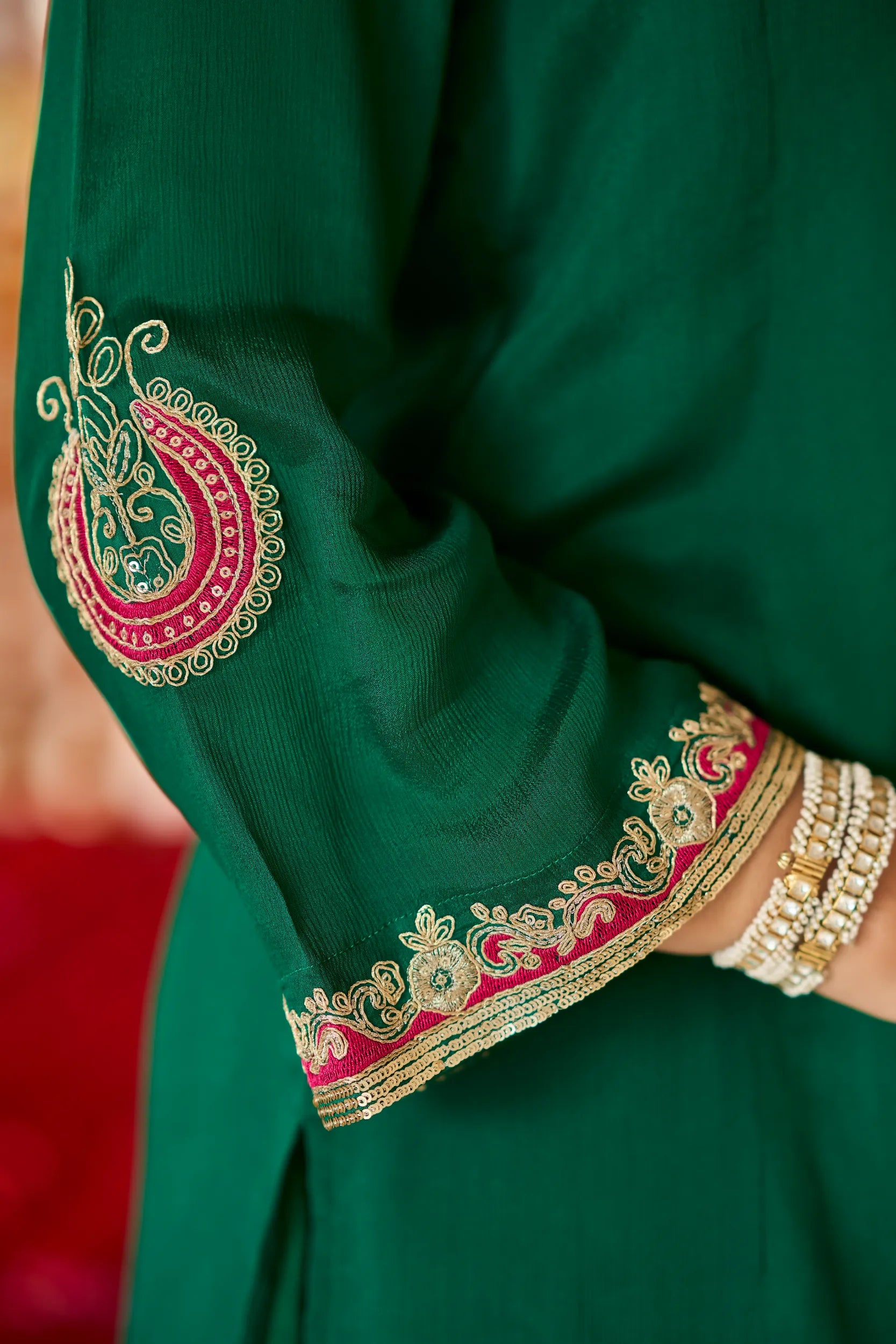 Emerald Royale Palazzo Set