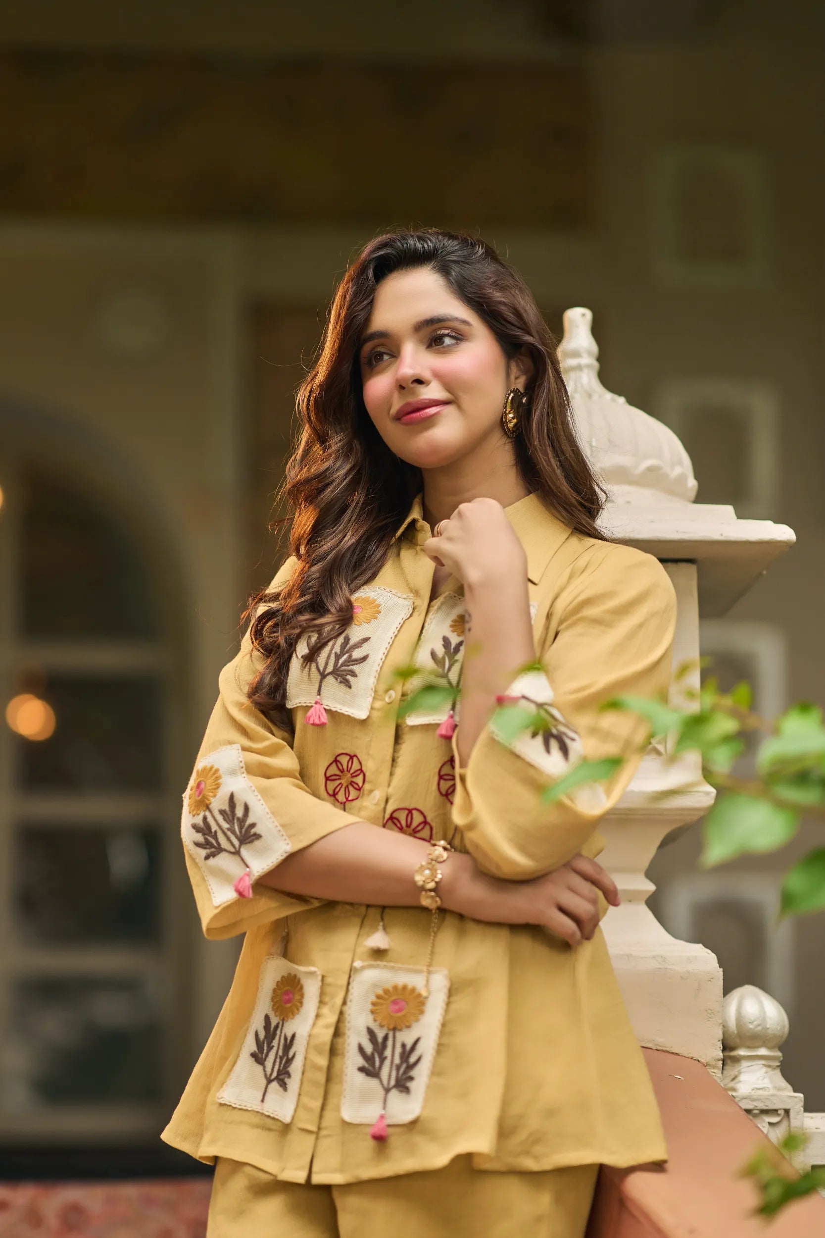 Butter Yellow Floral Co-ord