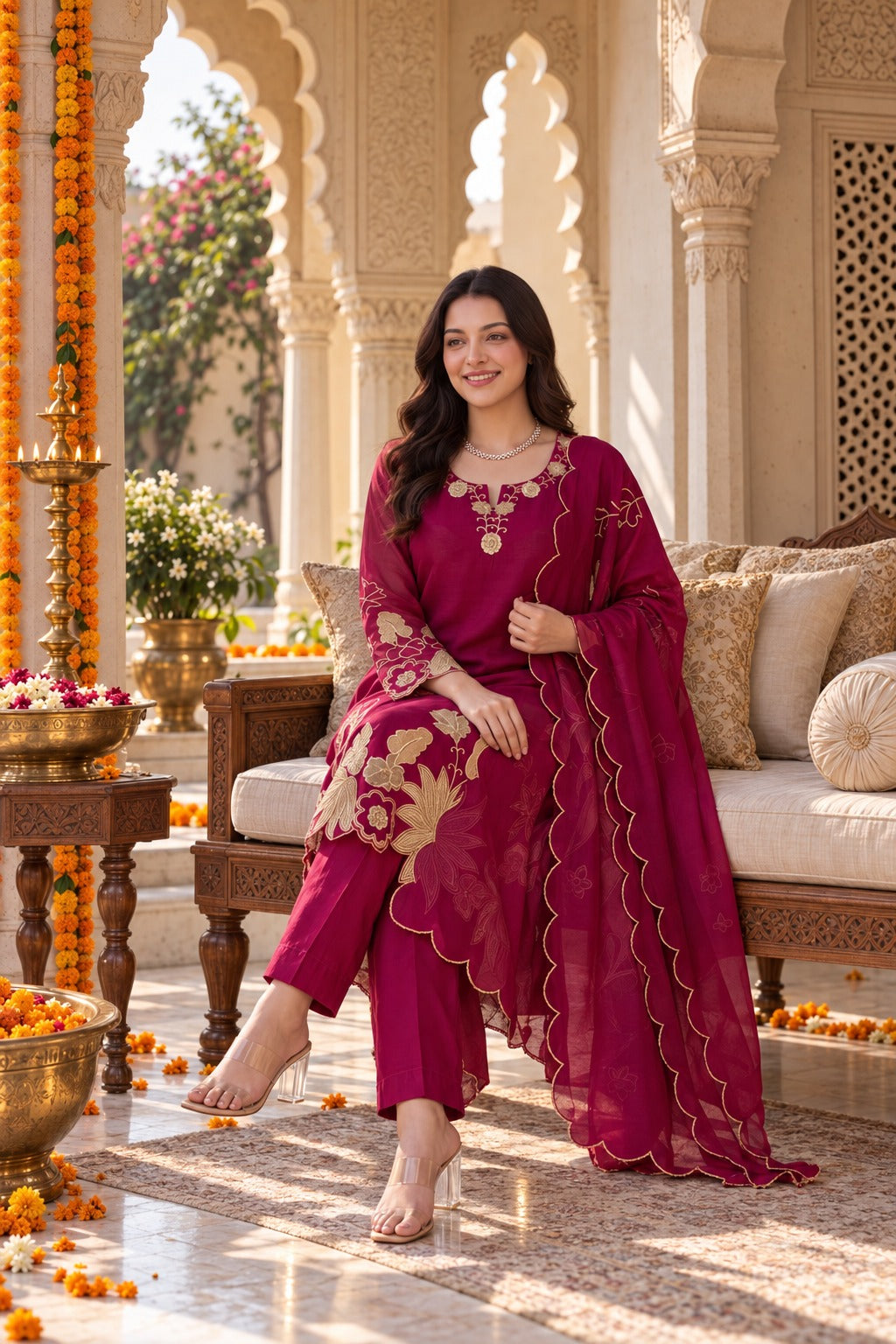 Ruby Bloom  Kurta Set