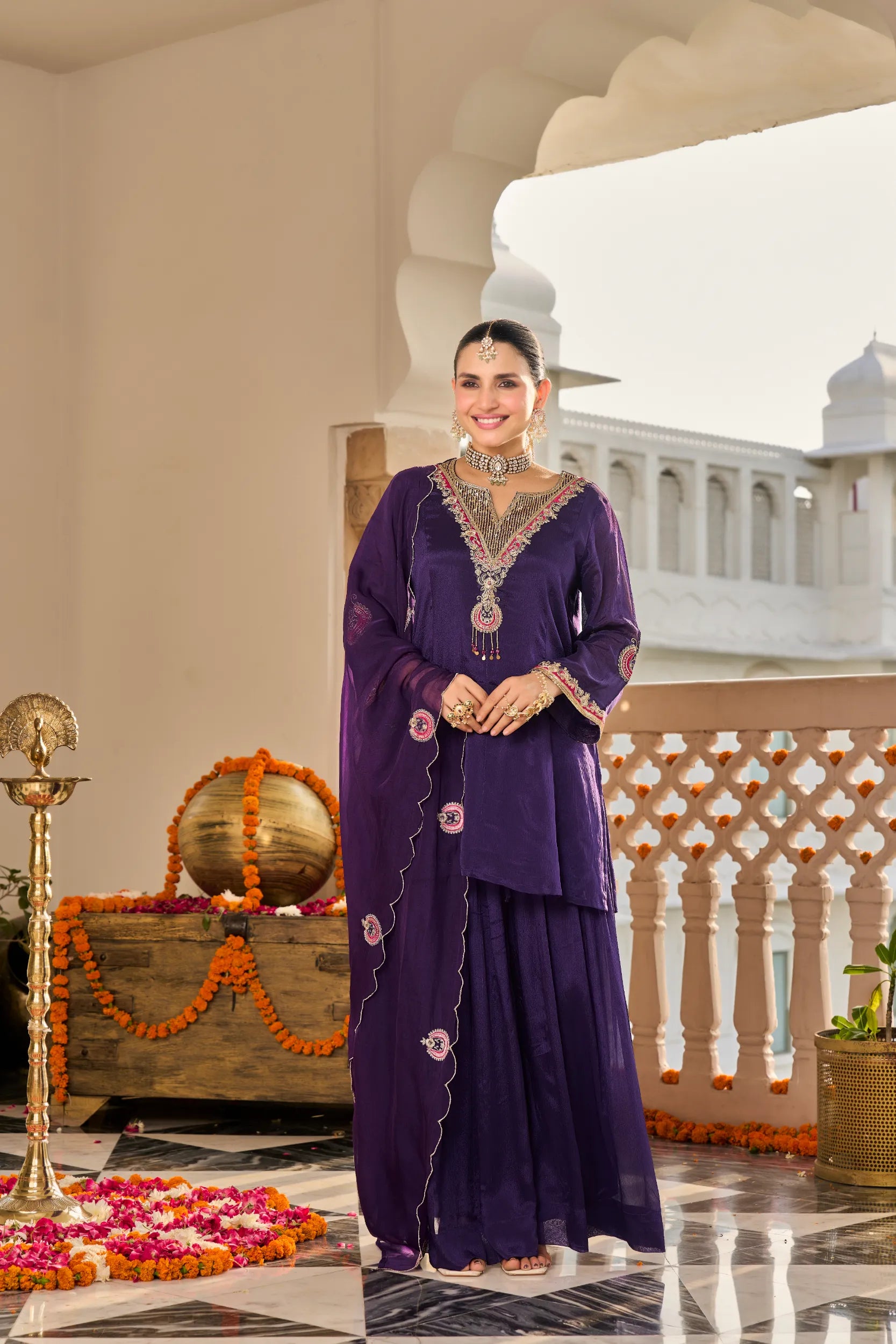 Purple Bloom Festive Set
