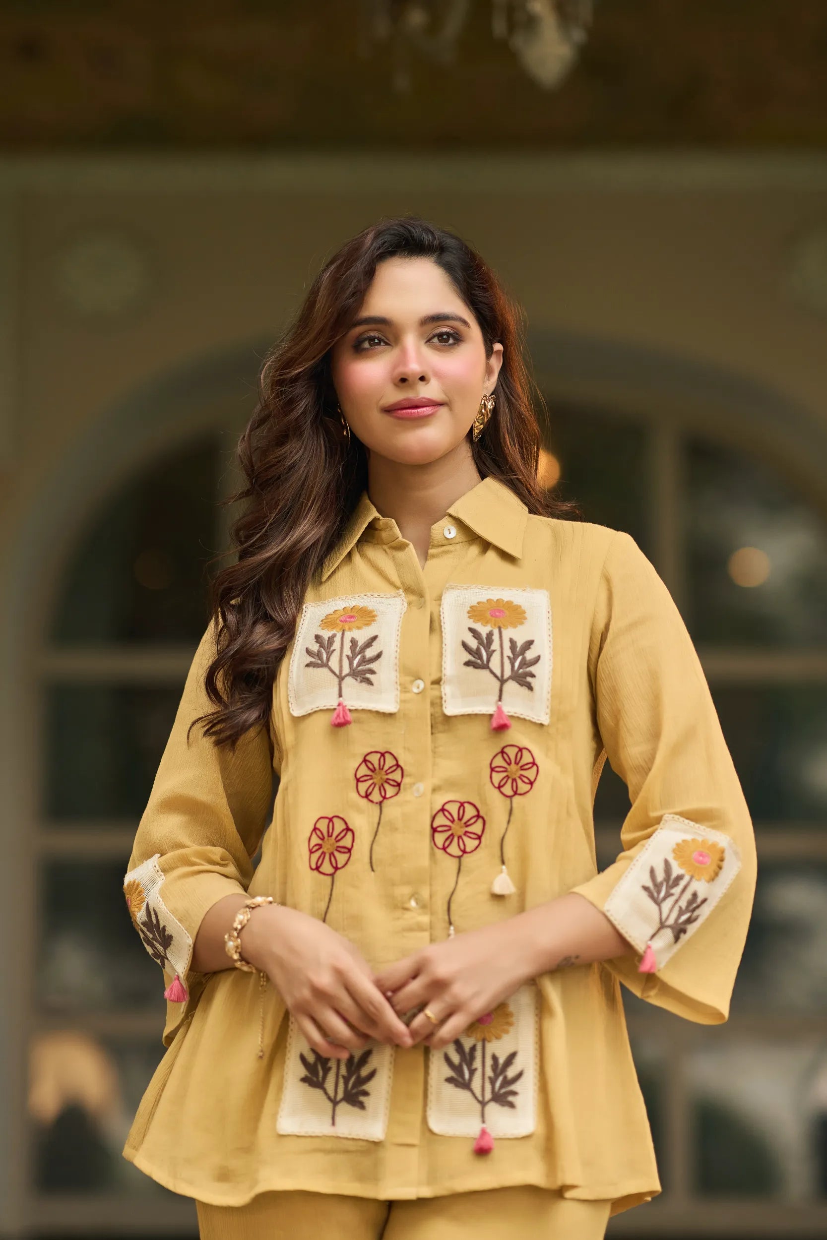 Butter Yellow Floral Co-ord