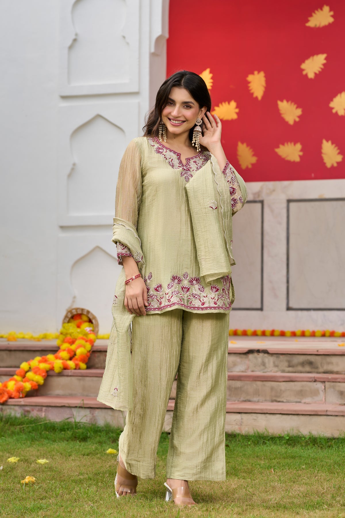 Sage Green Suit Set
