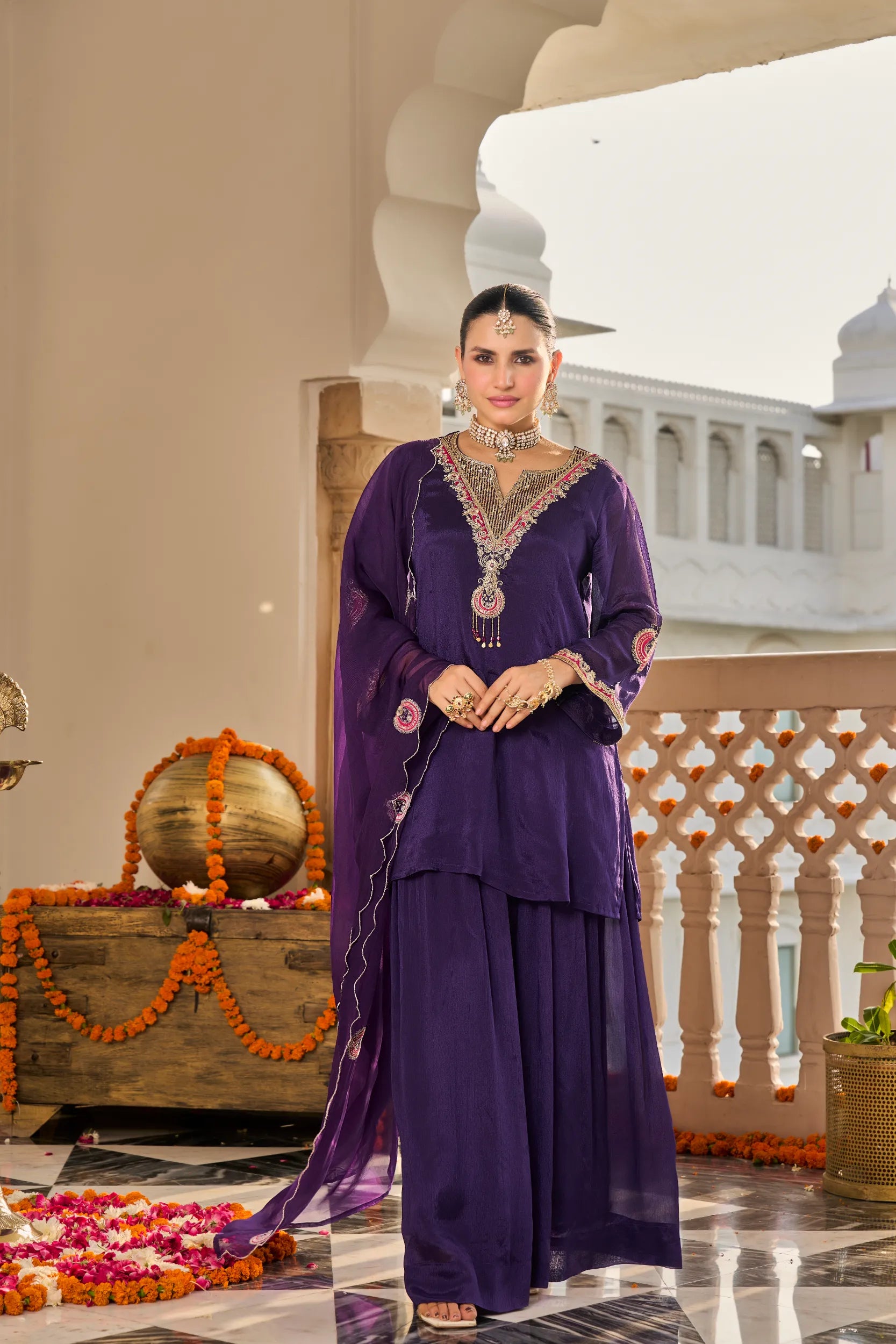 Purple Bloom Festive Set