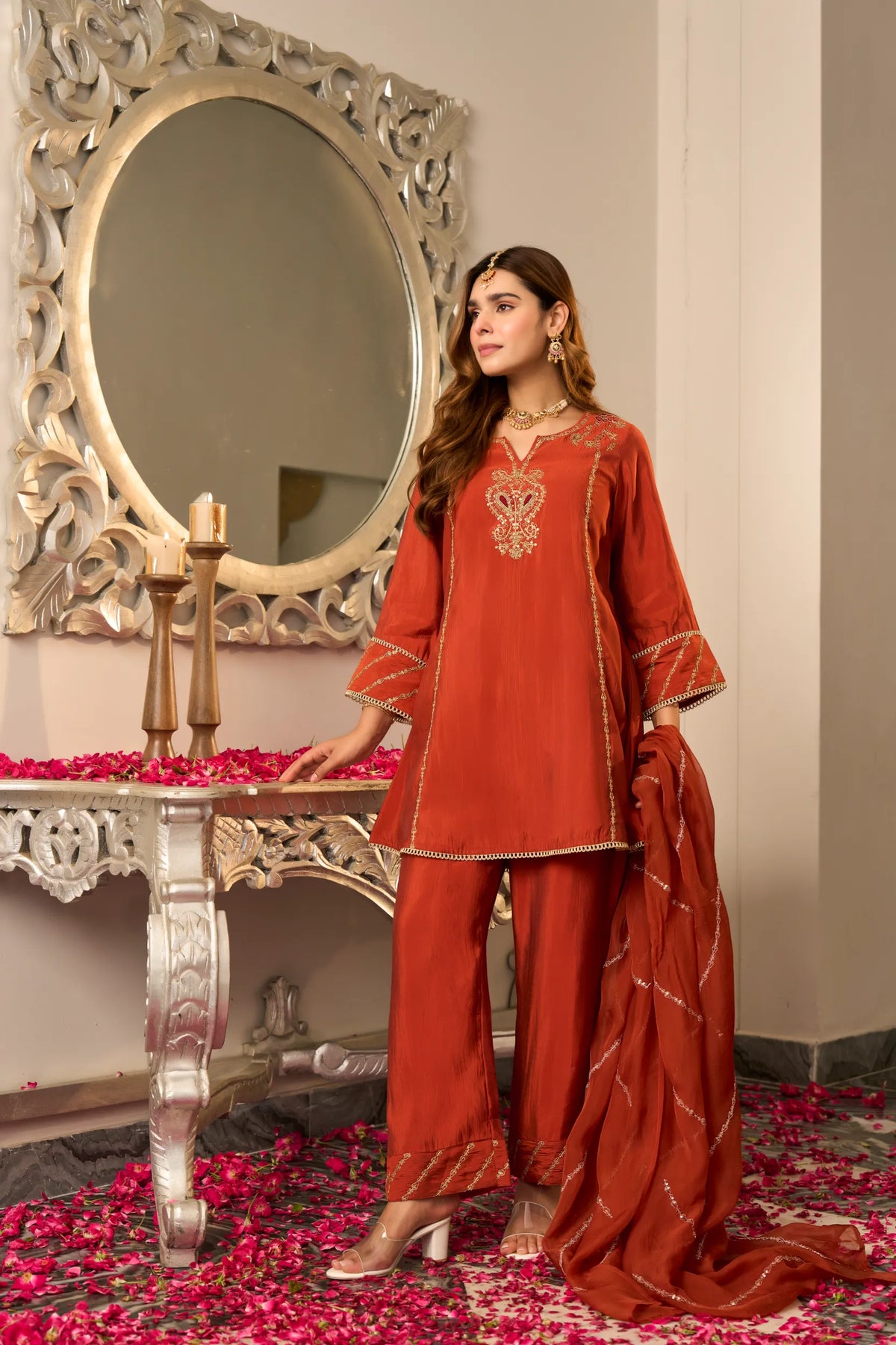 Rust Elara Suit Set