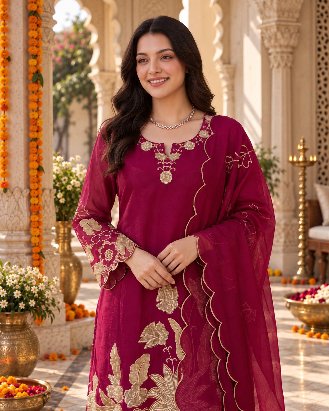 Ruby Bloom  Kurta Set