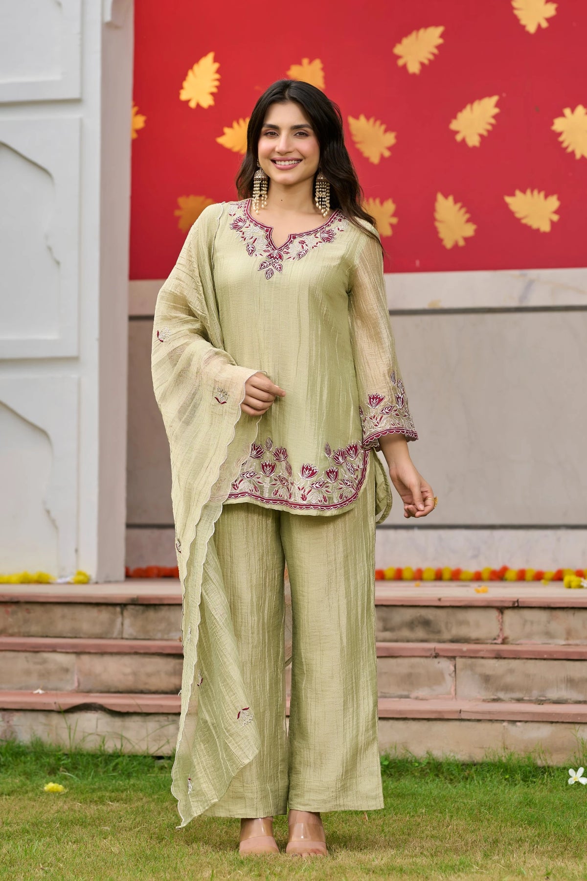 Sage Green Suit Set
