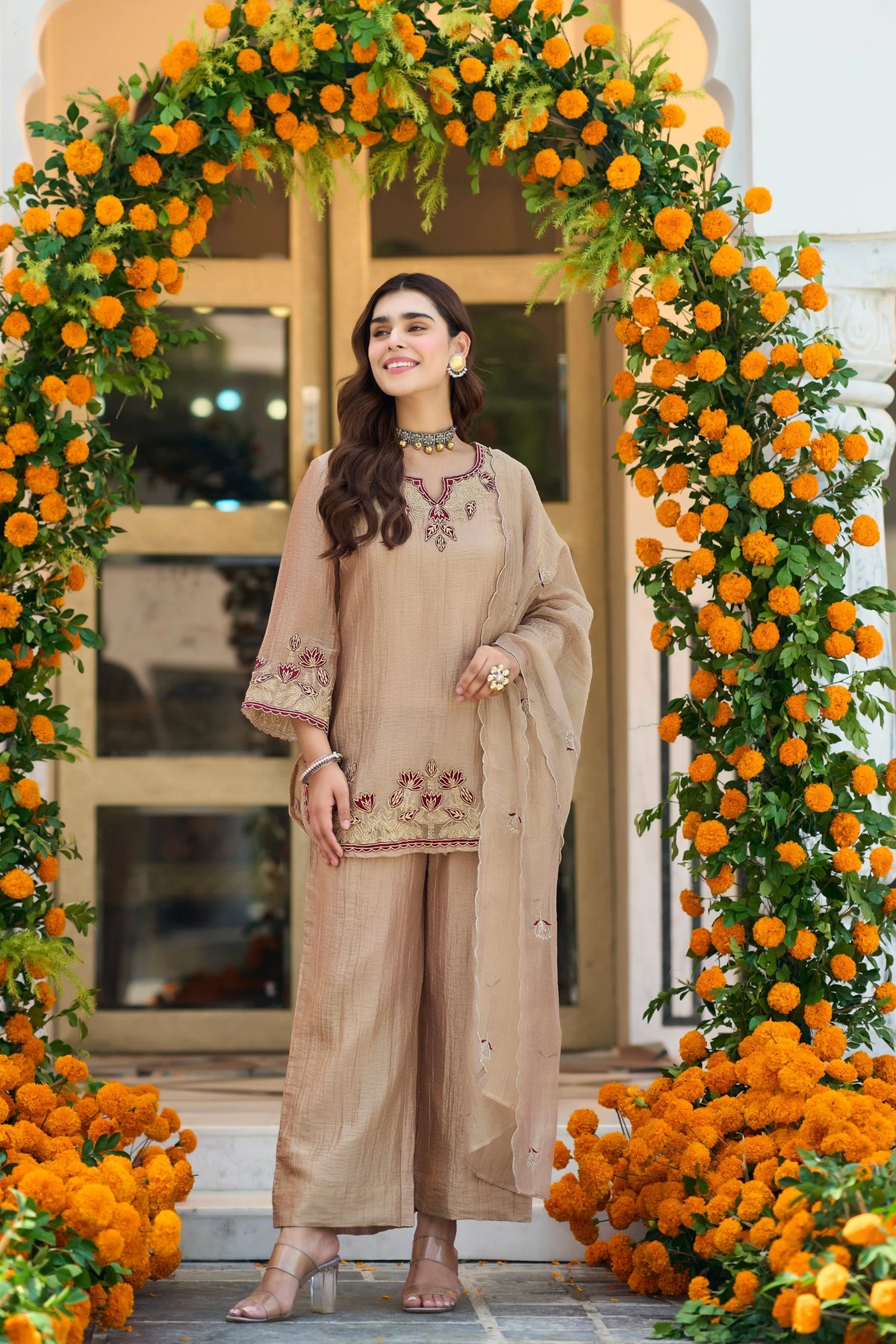Pearl Blossom Suit Set
