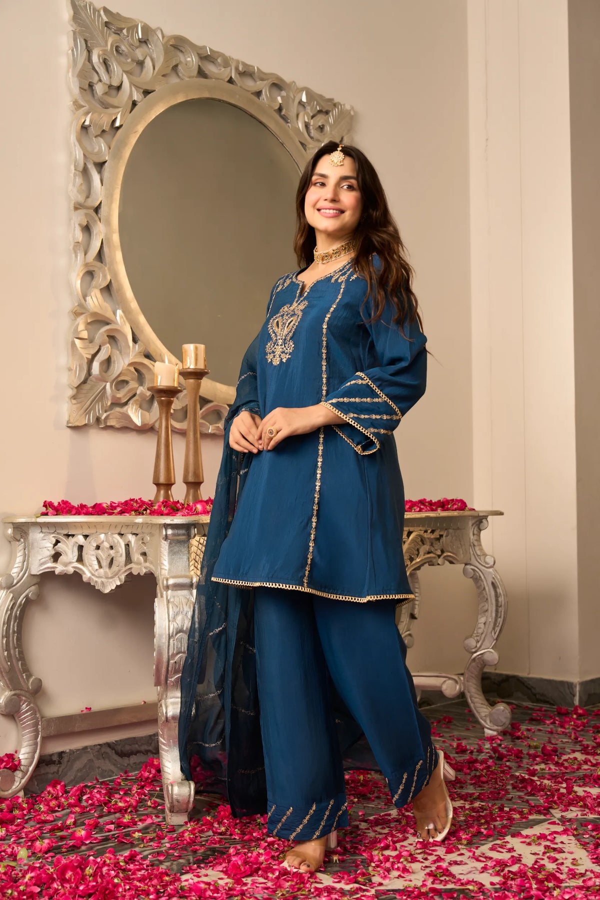 Indigo Noor Suit Set