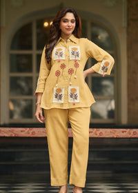 Butter Yellow Floral Co-ord