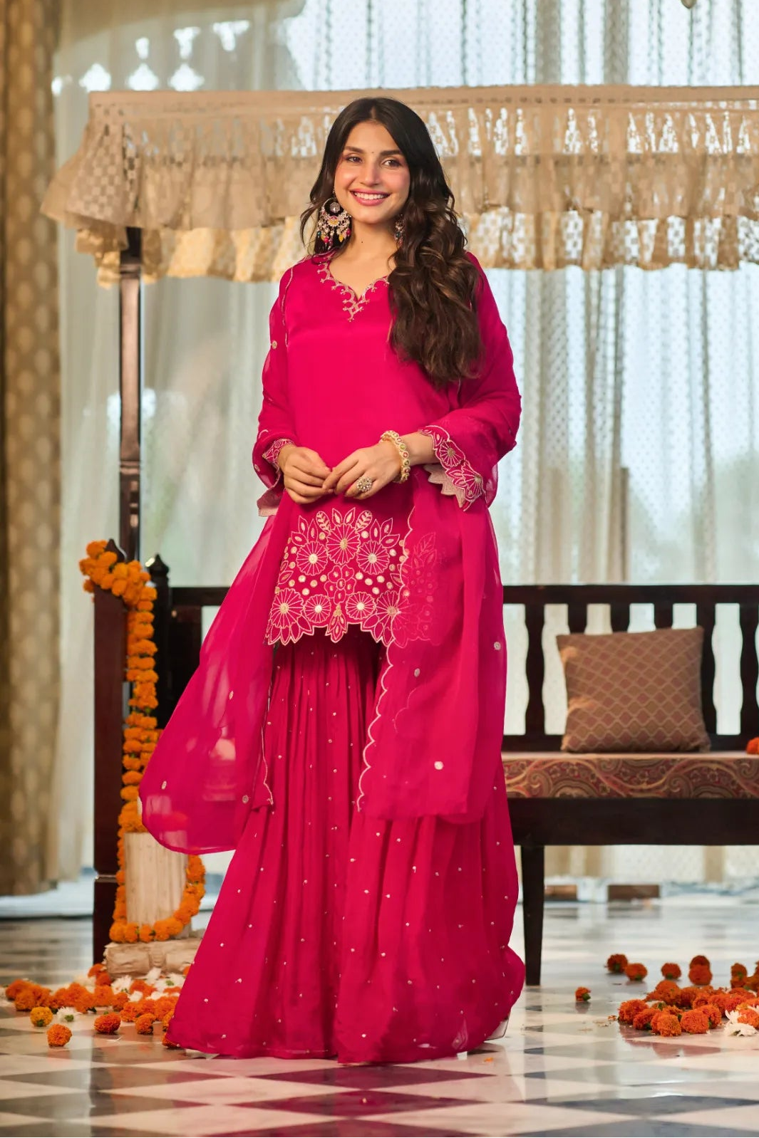 Rani Noor Embroidered Kurta Set