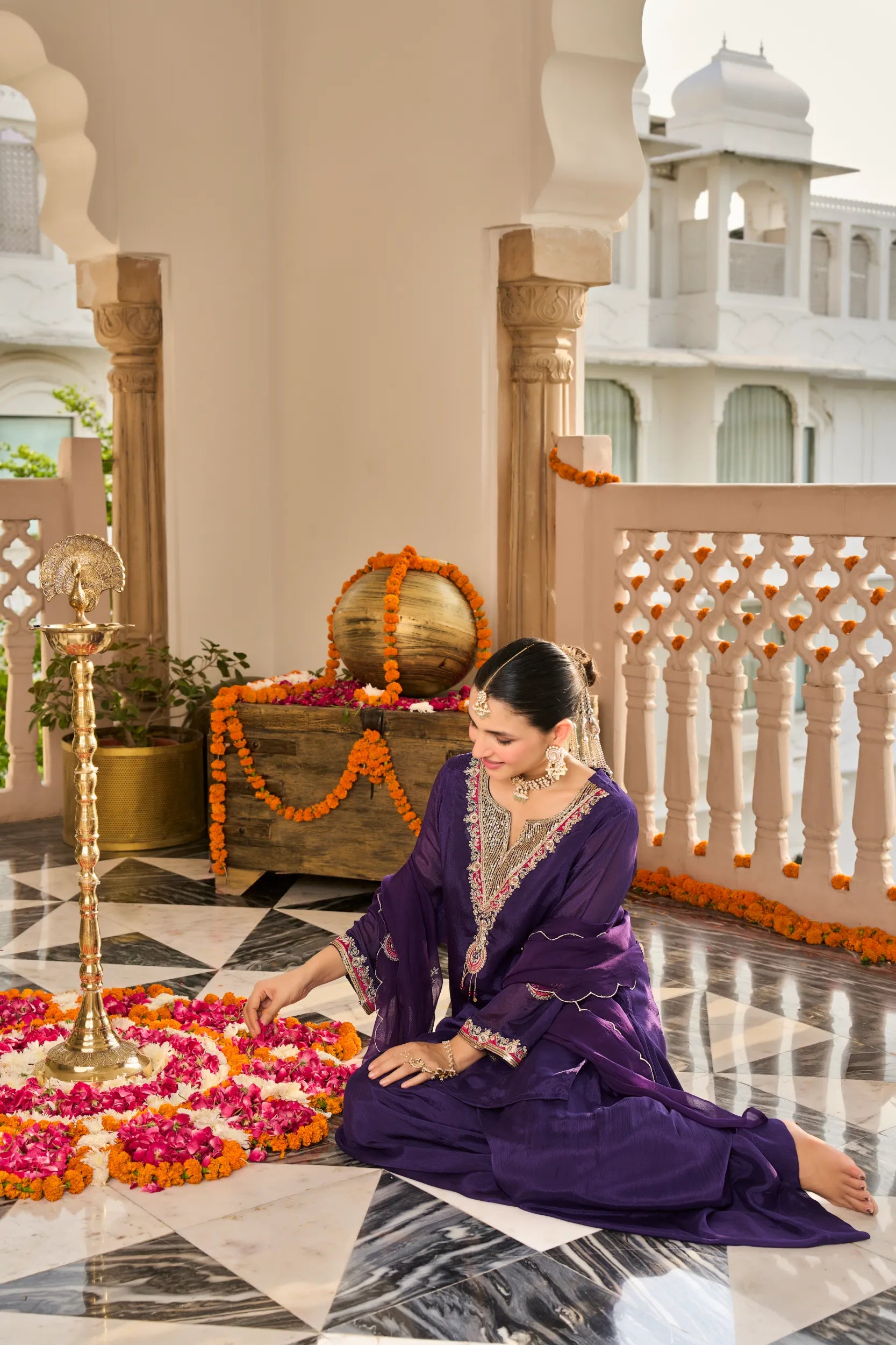 Purple Bloom Festive Set
