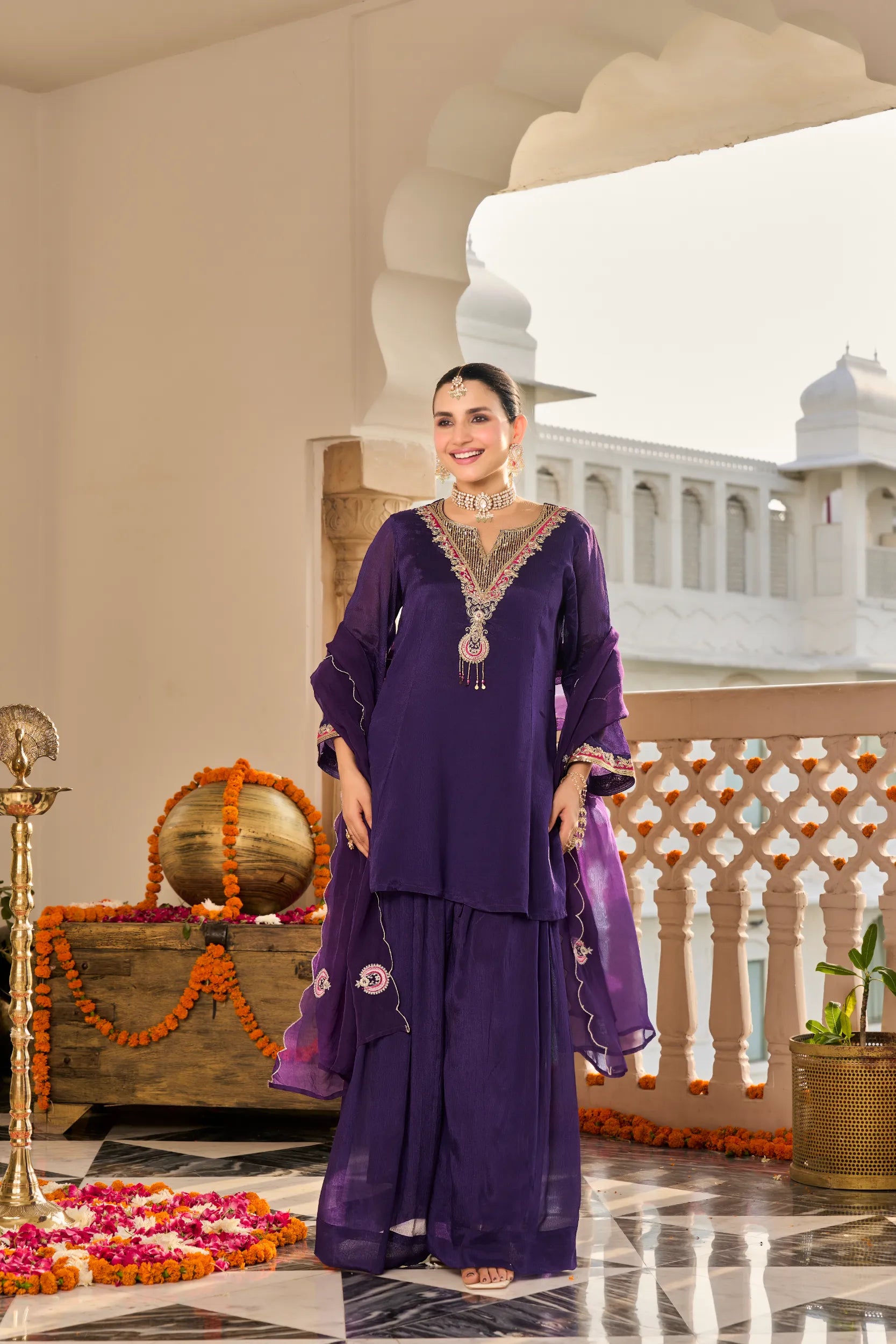 Purple Bloom Festive Set