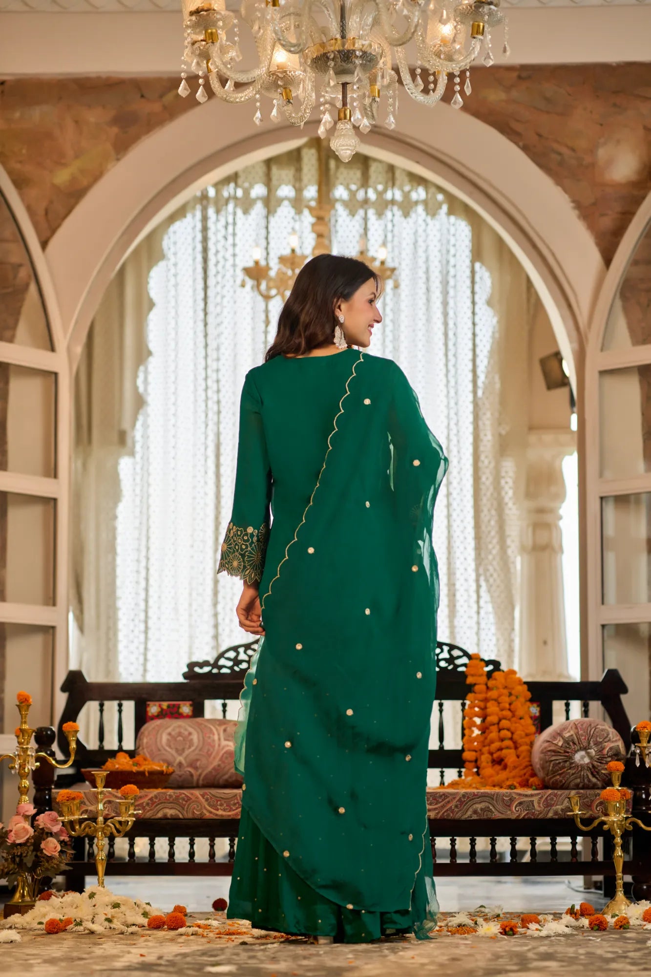 Emerald Zari Suit Set