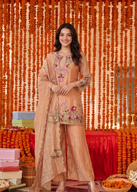 Peach Blossom Kurta Set