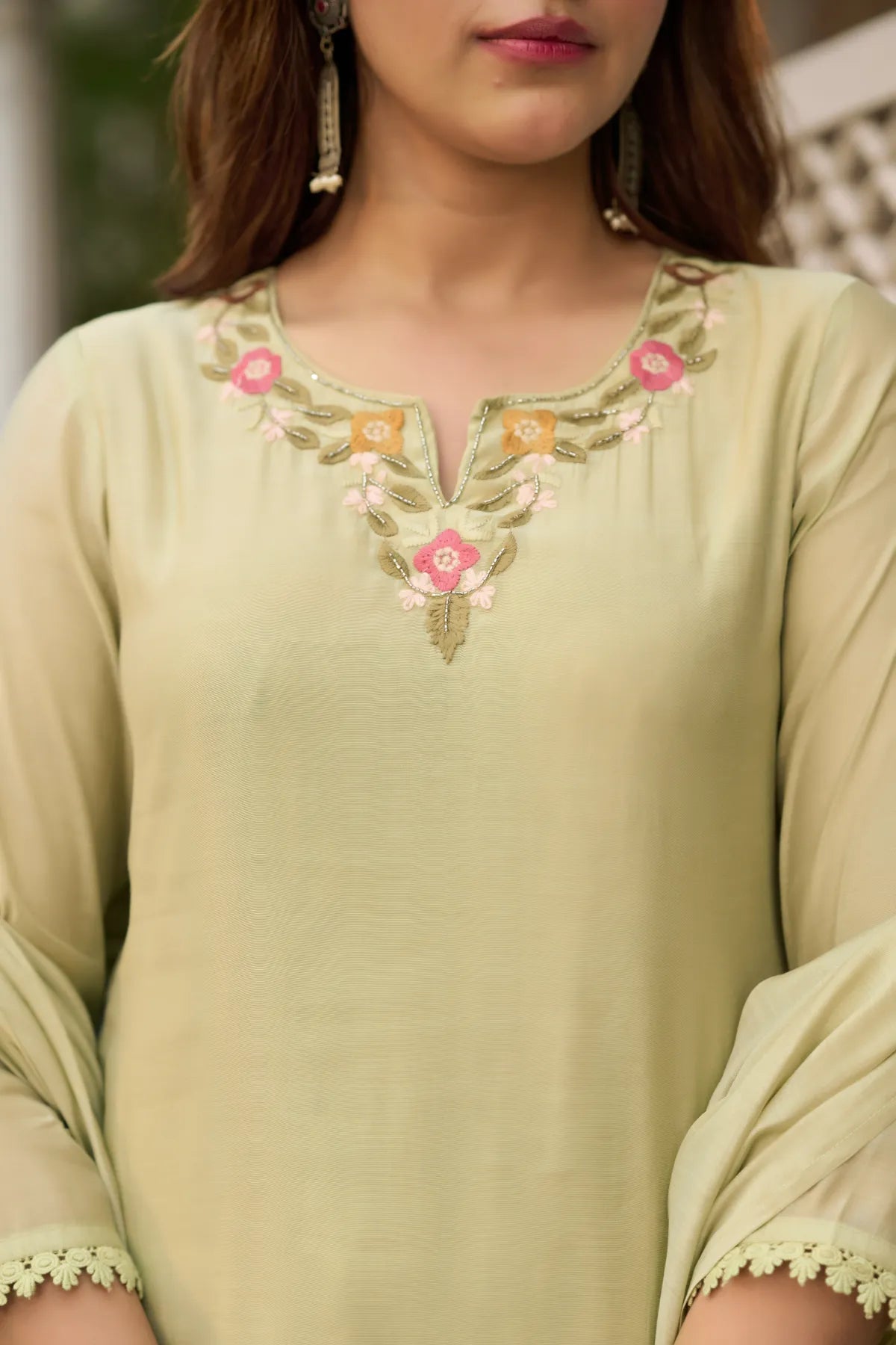 Sage Blossom Suit Set