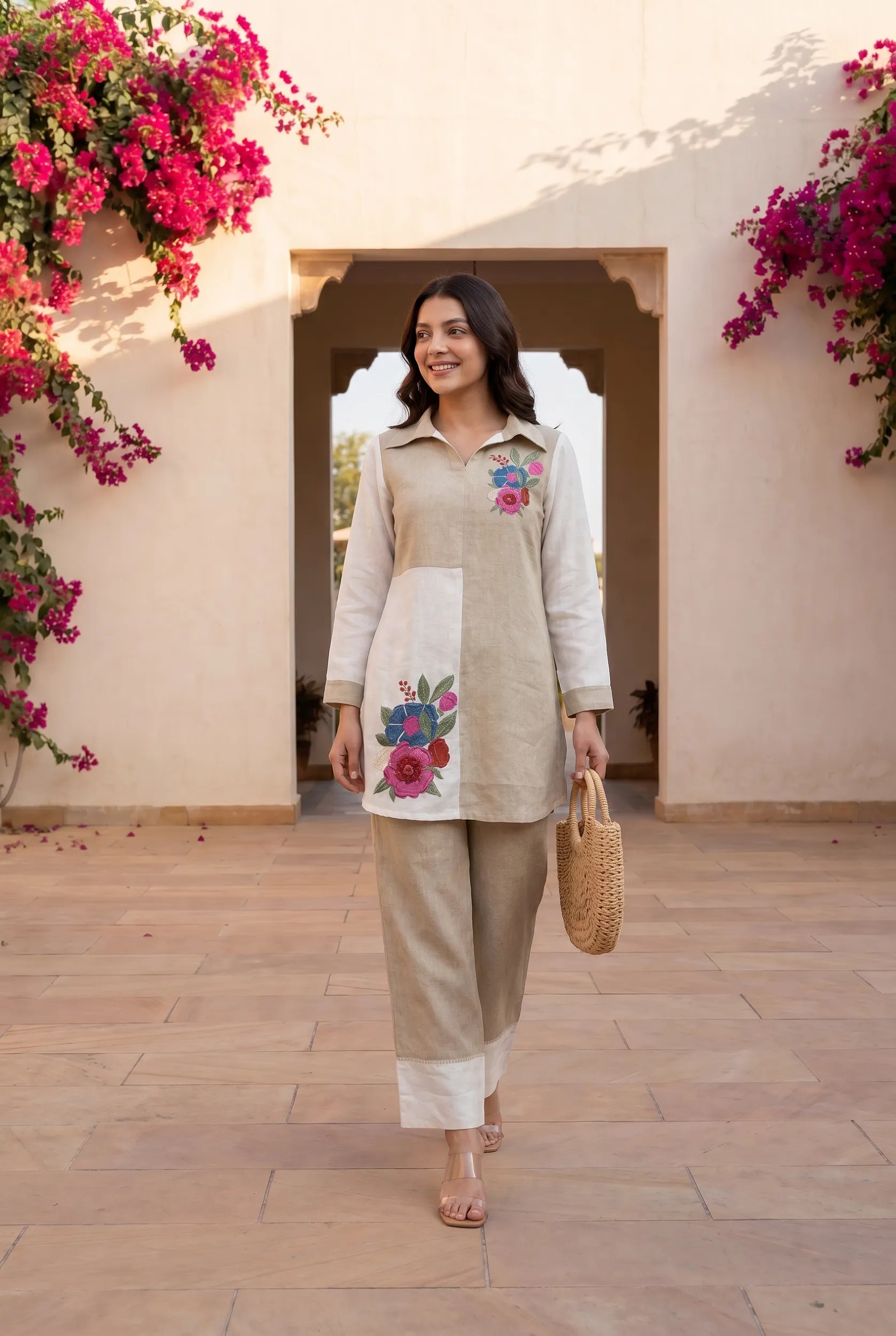 Linen Bloom Co-Ord Set