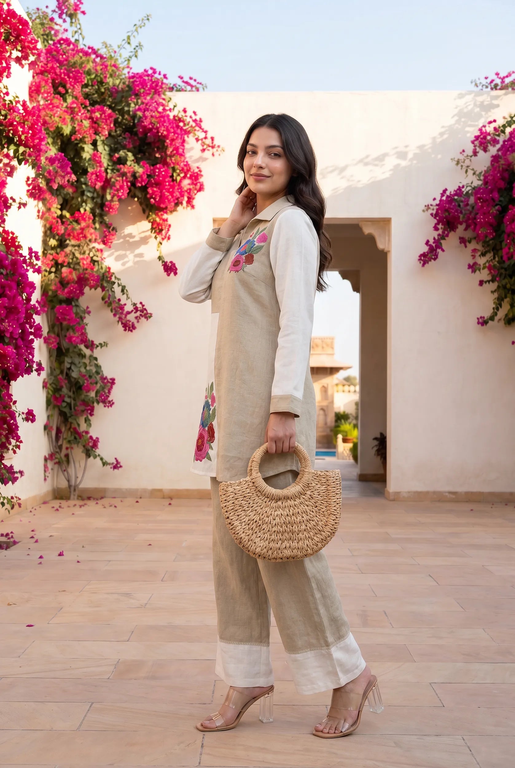 Linen Bloom Co-Ord Set