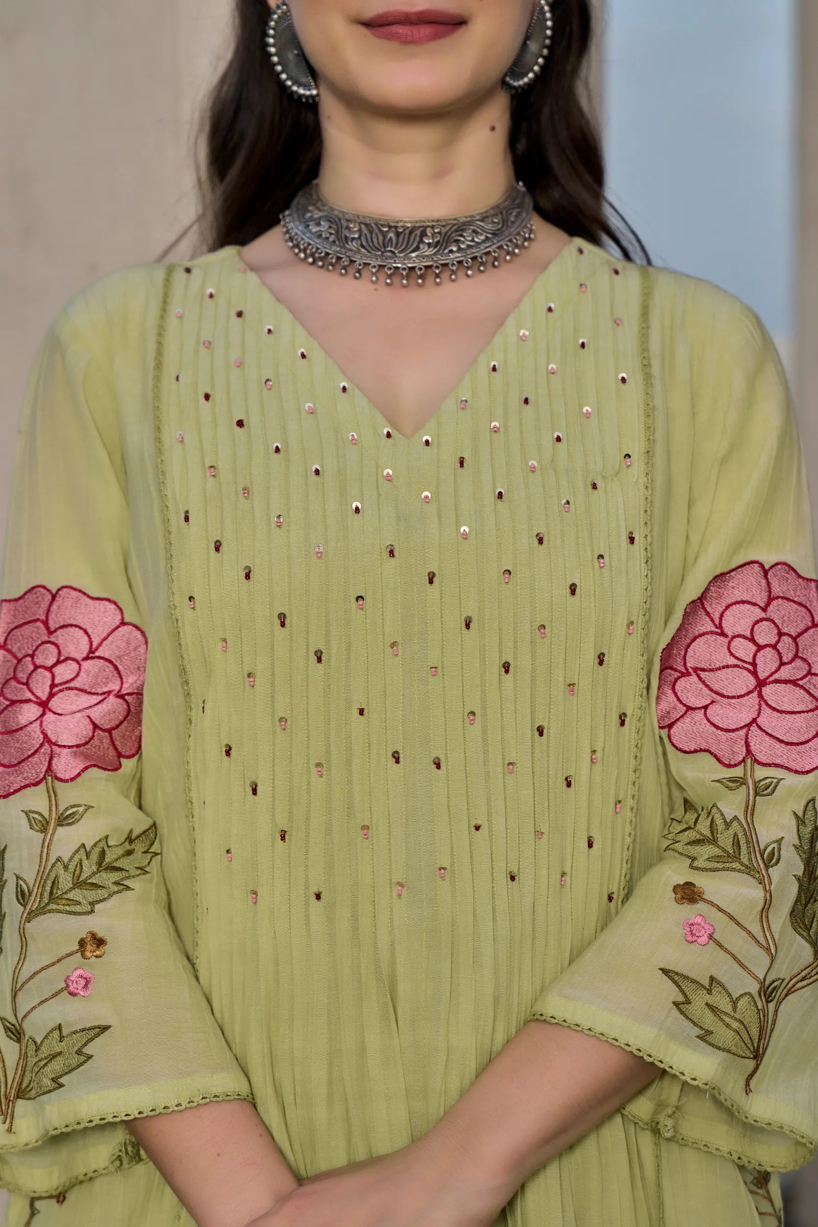 Rose Charm Kurta  Set