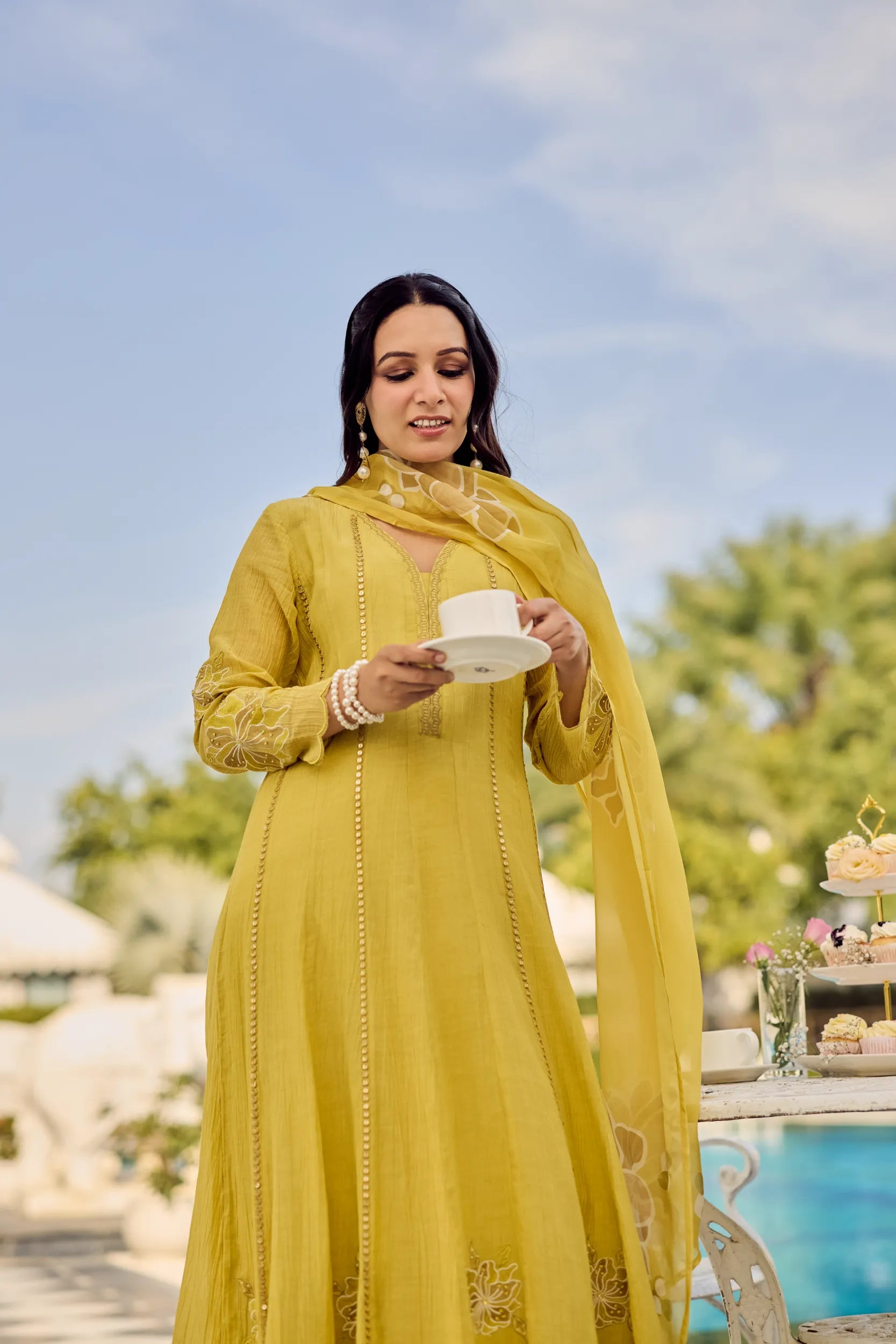 Royal Sunflower Kurta Set