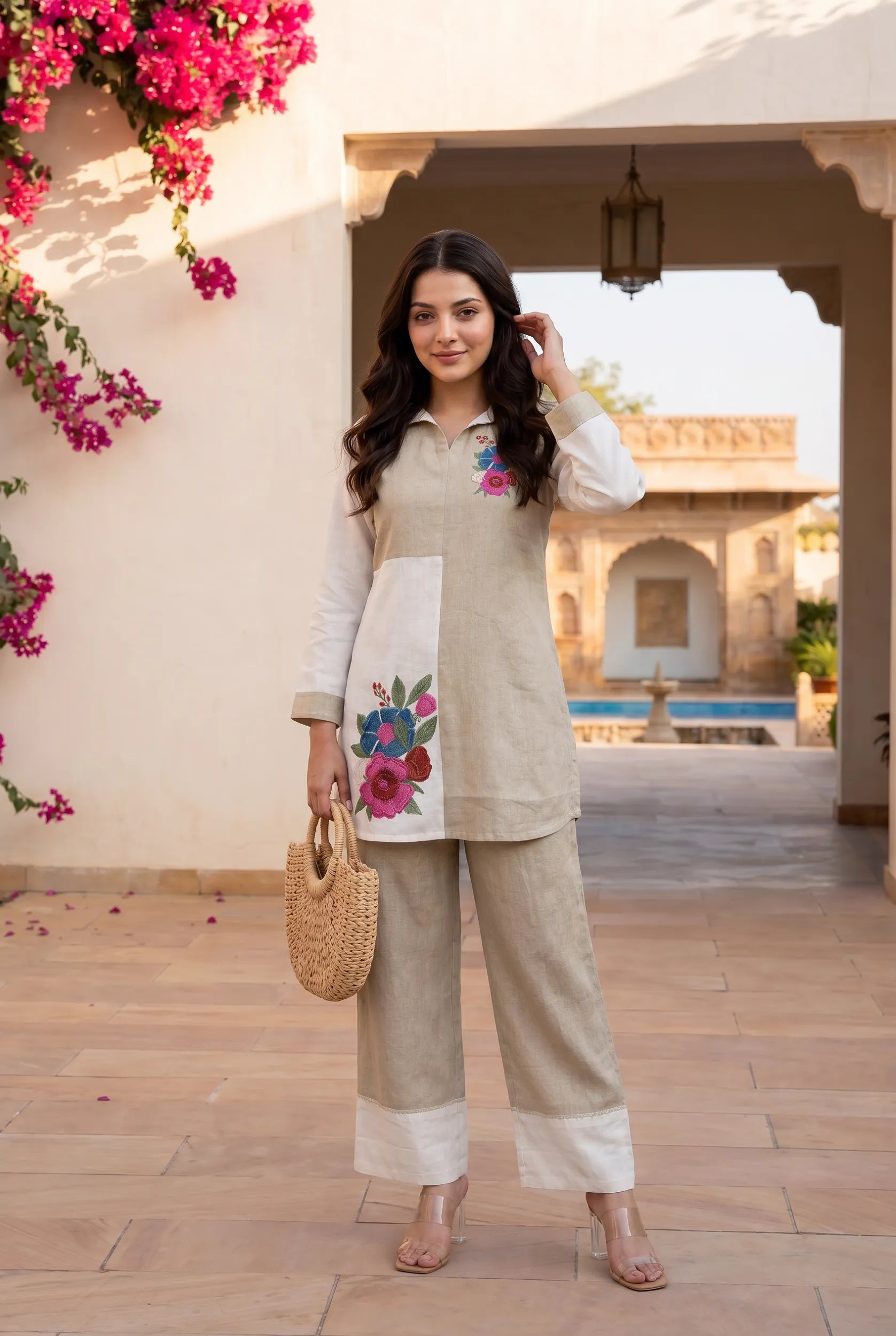 Linen Bloom Co-Ord Set