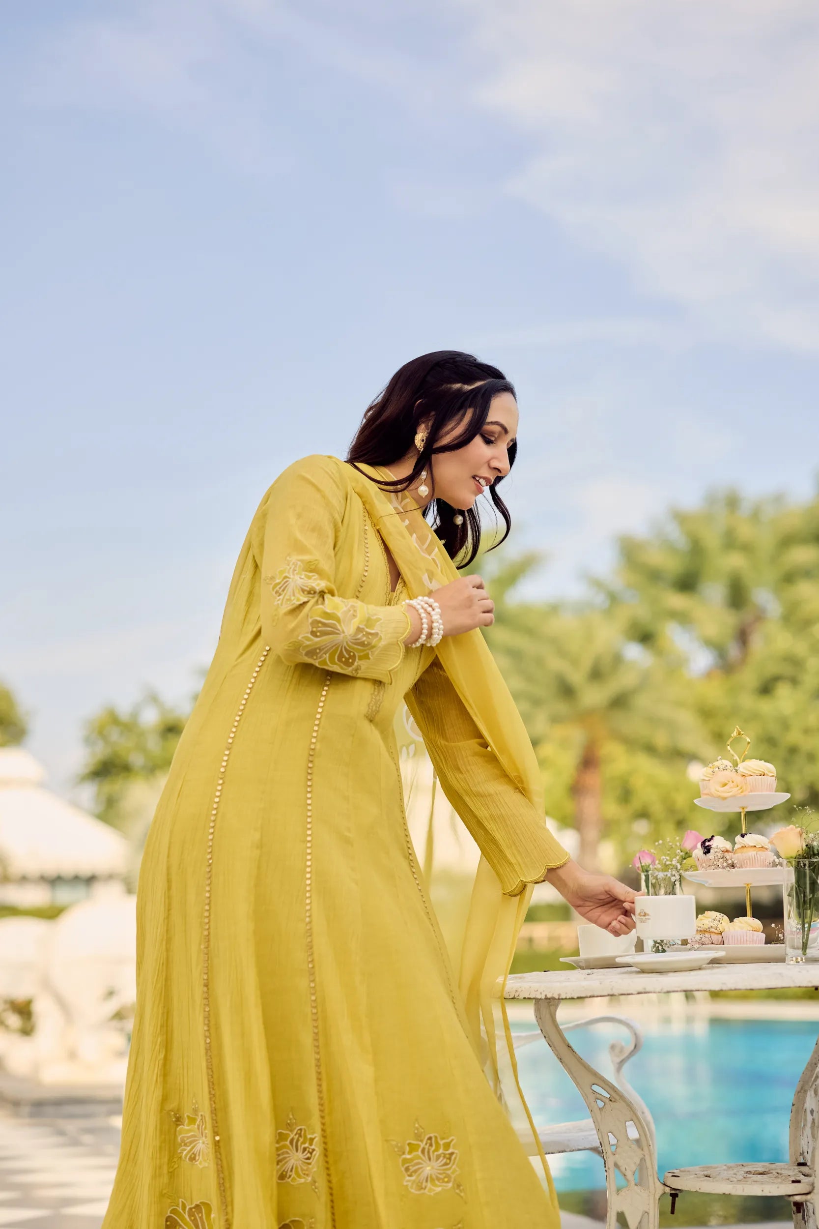 Royal Sunflower Kurta Set