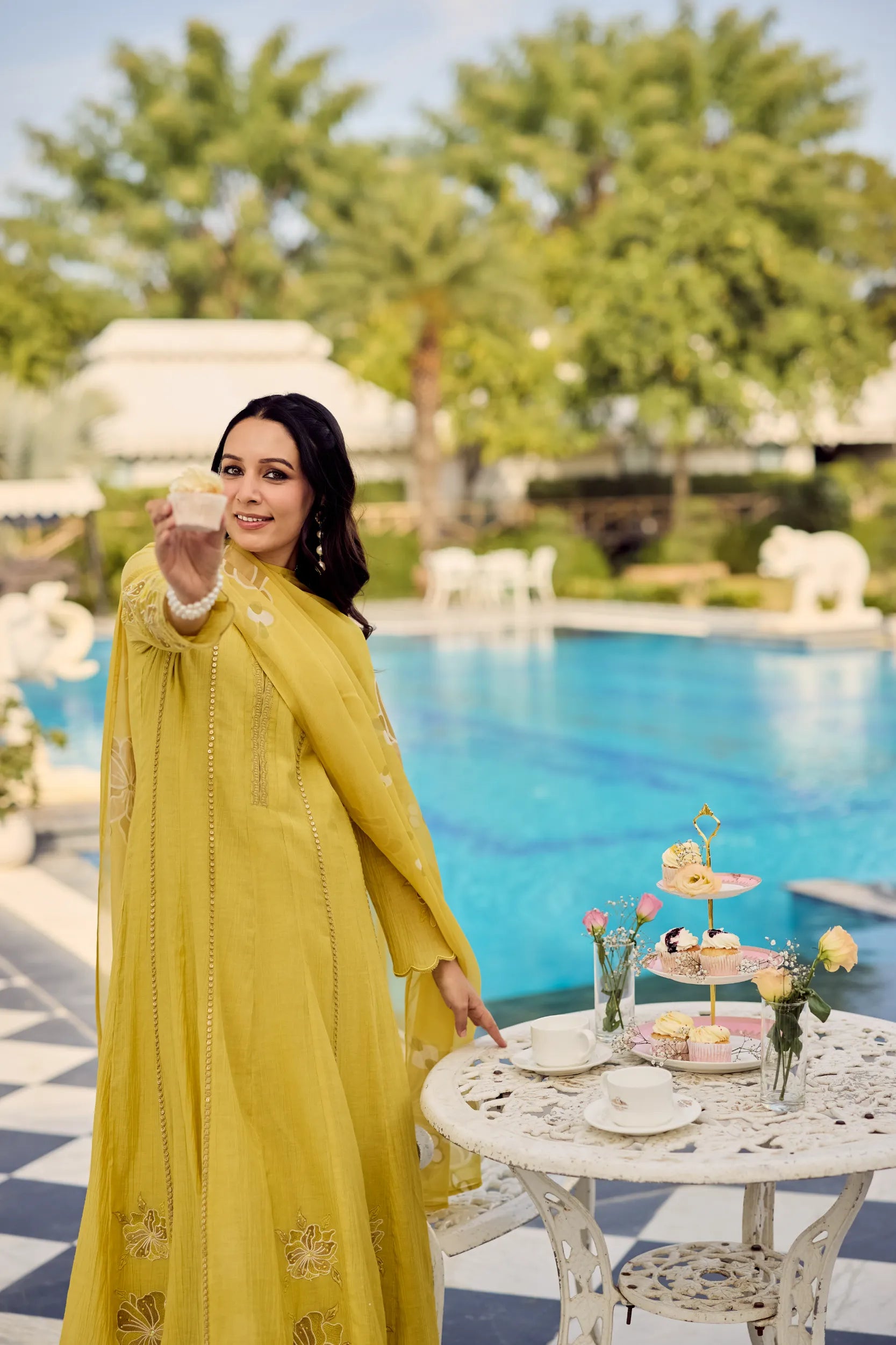 Royal Sunflower Kurta Set